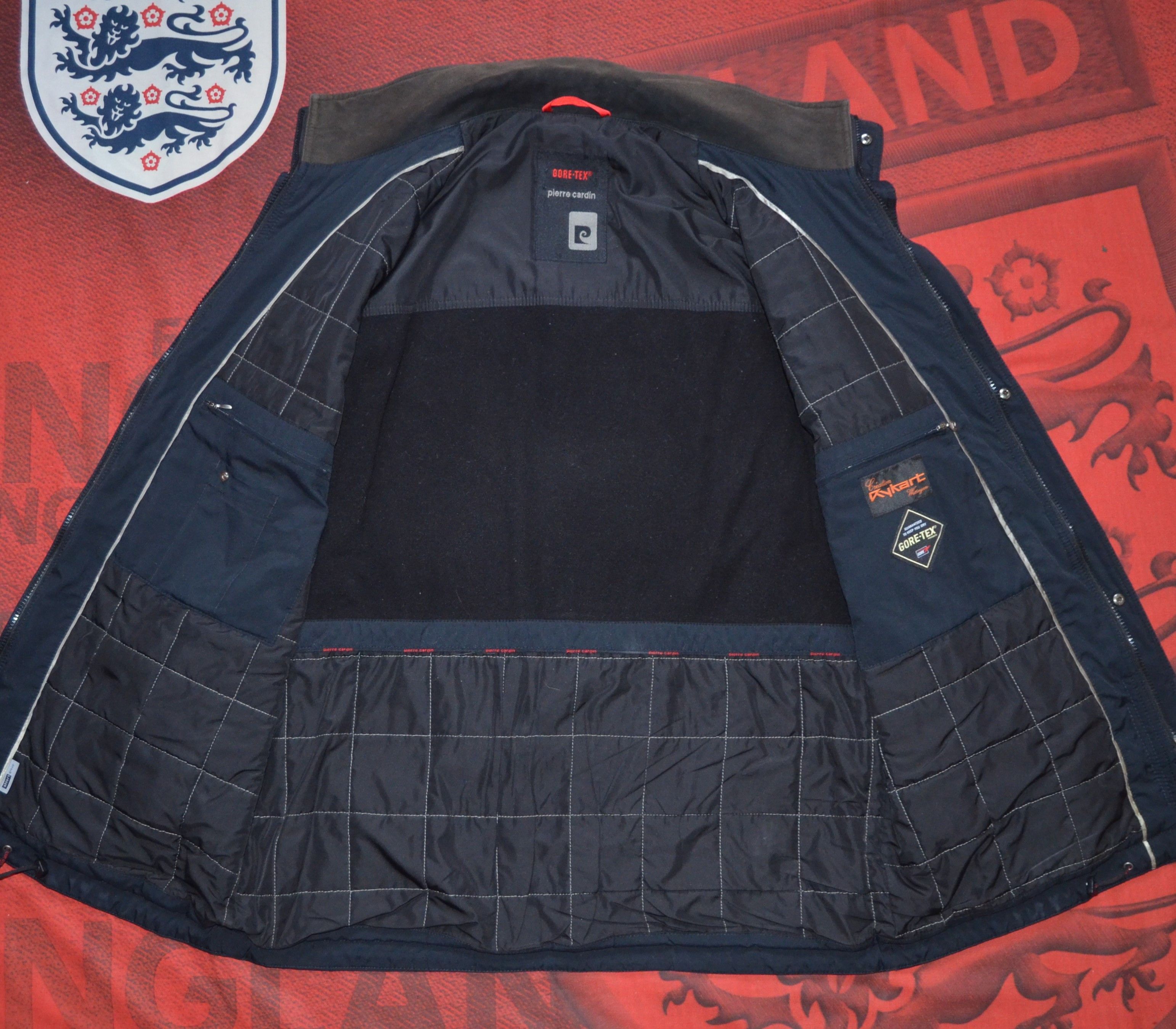 Goretex Pierre Cardin Gore-Tex Mens Jacket Navy Size 54(XL) Luxury Size US XL / EU 56 / 4 - 8 Thumbnail