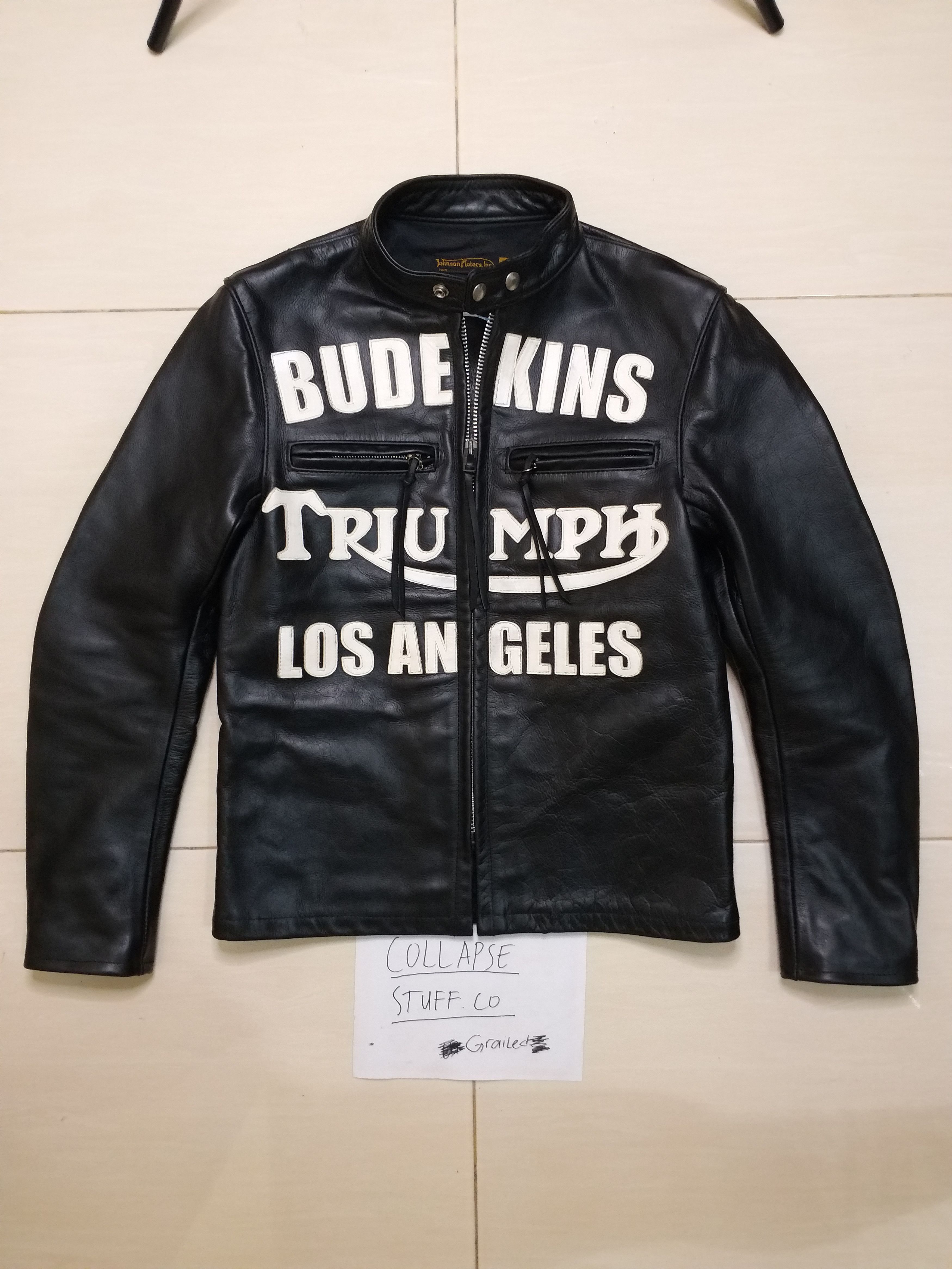 Vanson Leathers Vanson x Johnson Motors inc (BUD EKINS) Triumph 