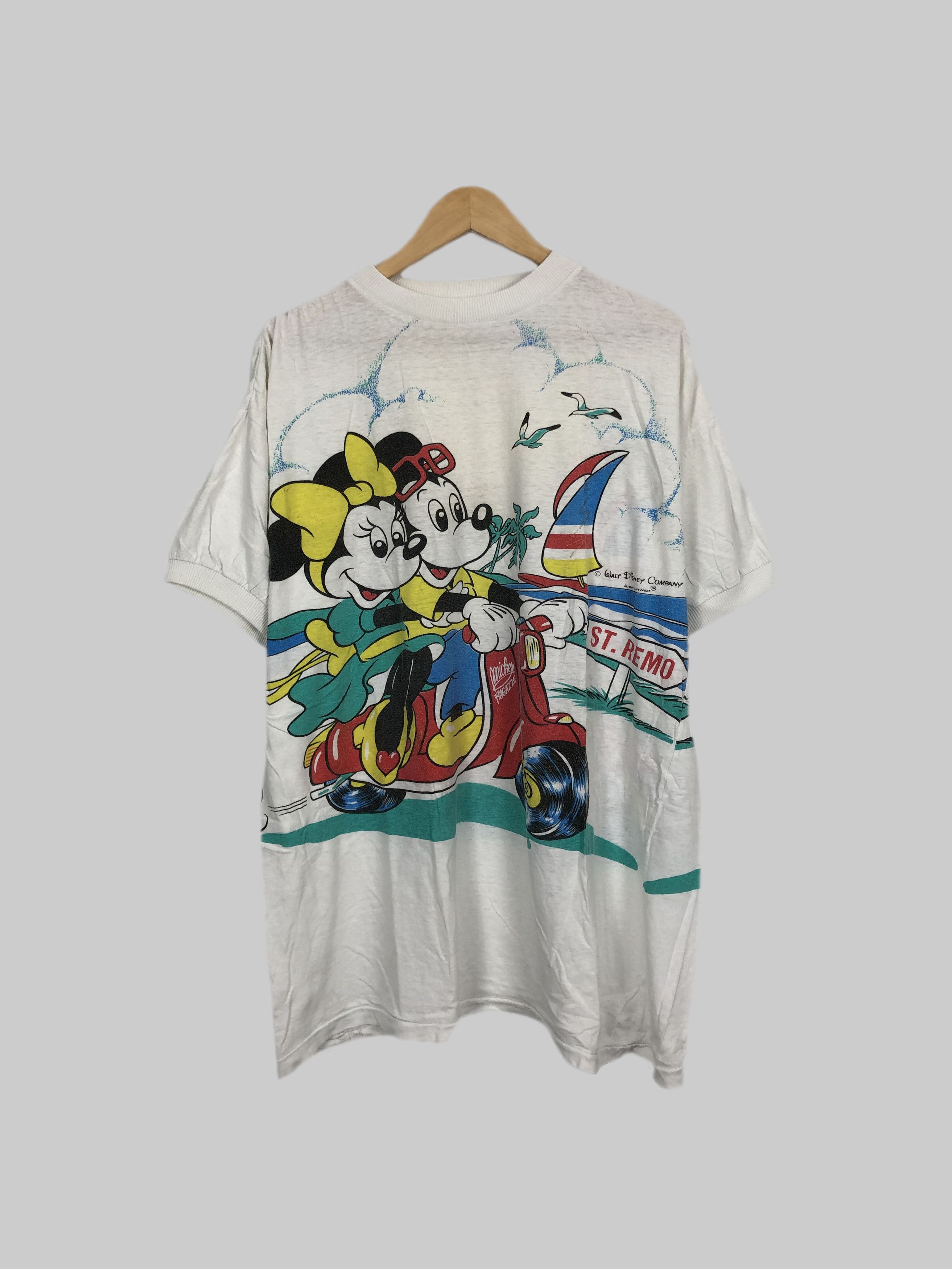 Disney Vintage 90s Disney Mickey Mouse Minnie (Winnie Pooh Bugs) Size US XL / EU 56 / 4 - 1 Thumbnail