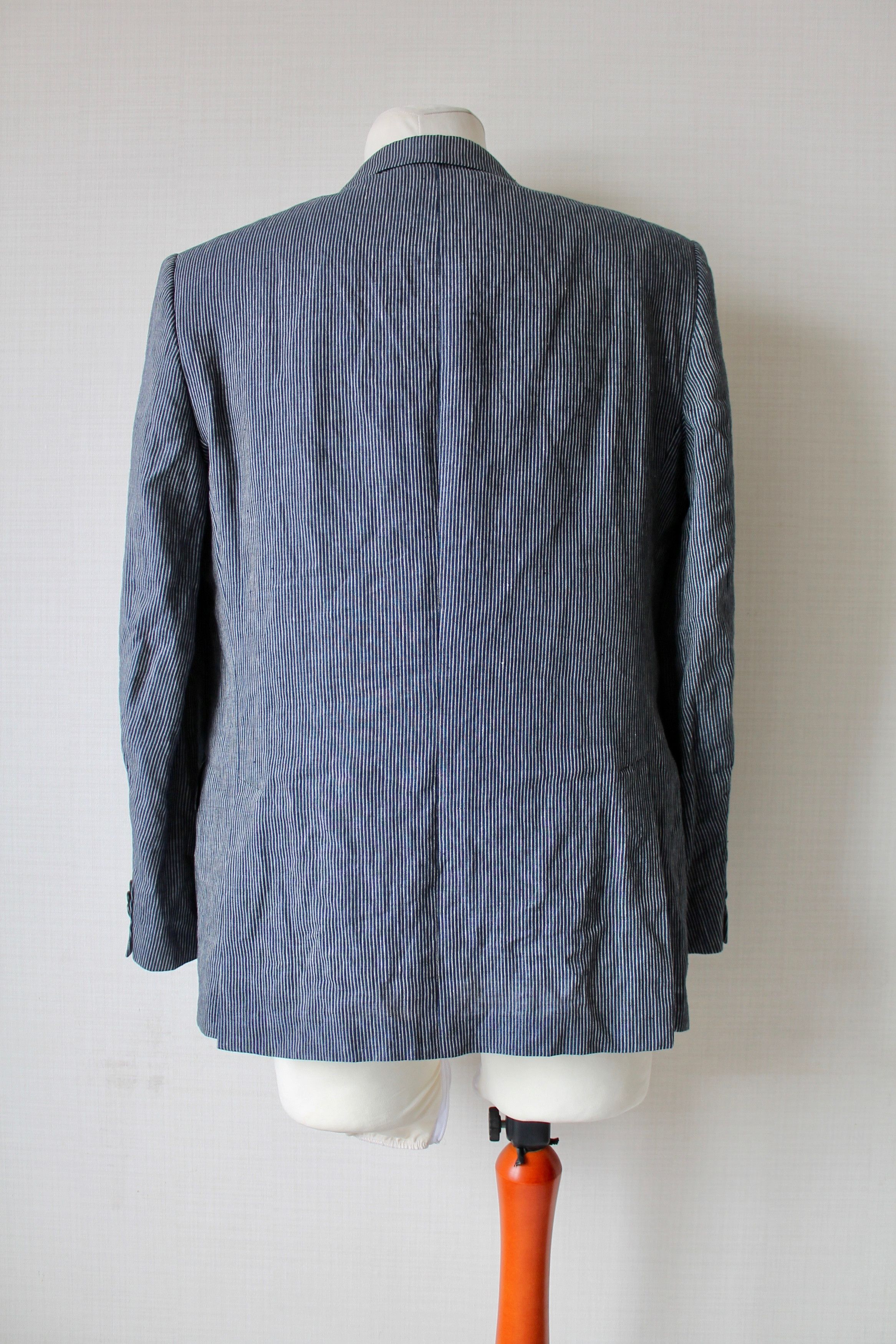 Vintage VINTAGE LEBOLE UOMO Sport Line Linen Blazer 40R Size 40R - 4 Thumbnail
