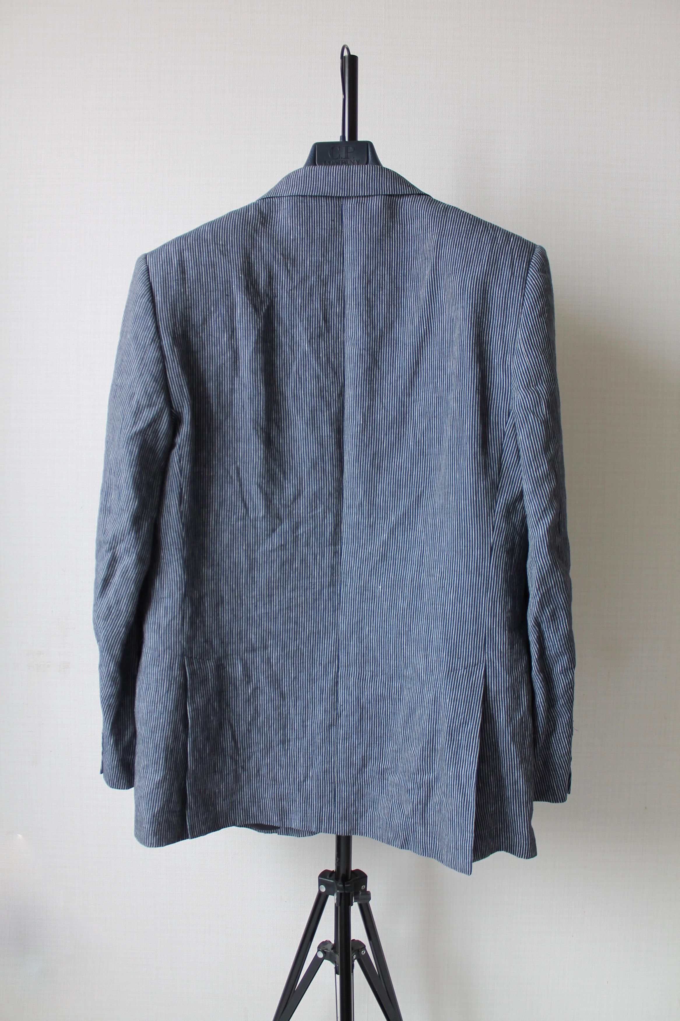 Vintage VINTAGE LEBOLE UOMO Sport Line Linen Blazer 40R Size 40R - 2 Thumbnail