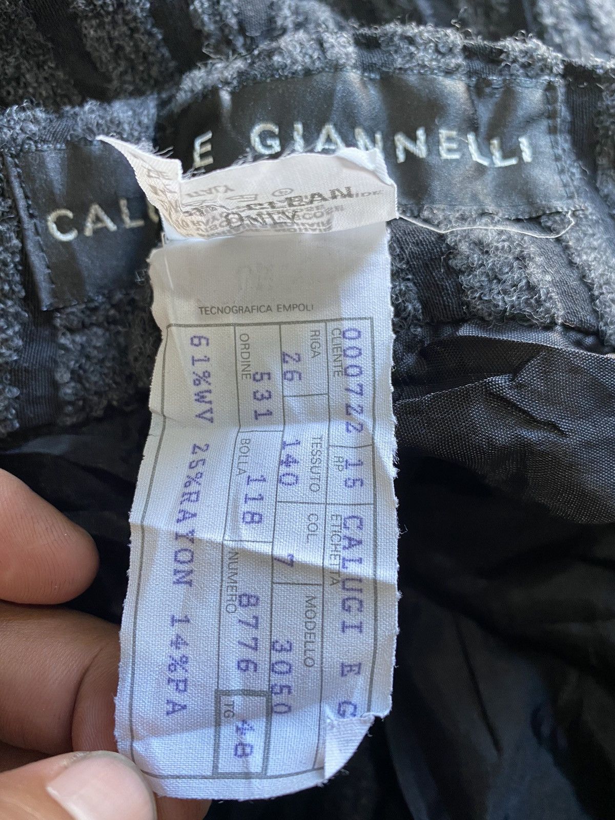 Calugi e Gianelli CALUGI E GIANNELLI CASUAL STRIPE MOHAIR PANTS Size US 31 - 4 Thumbnail