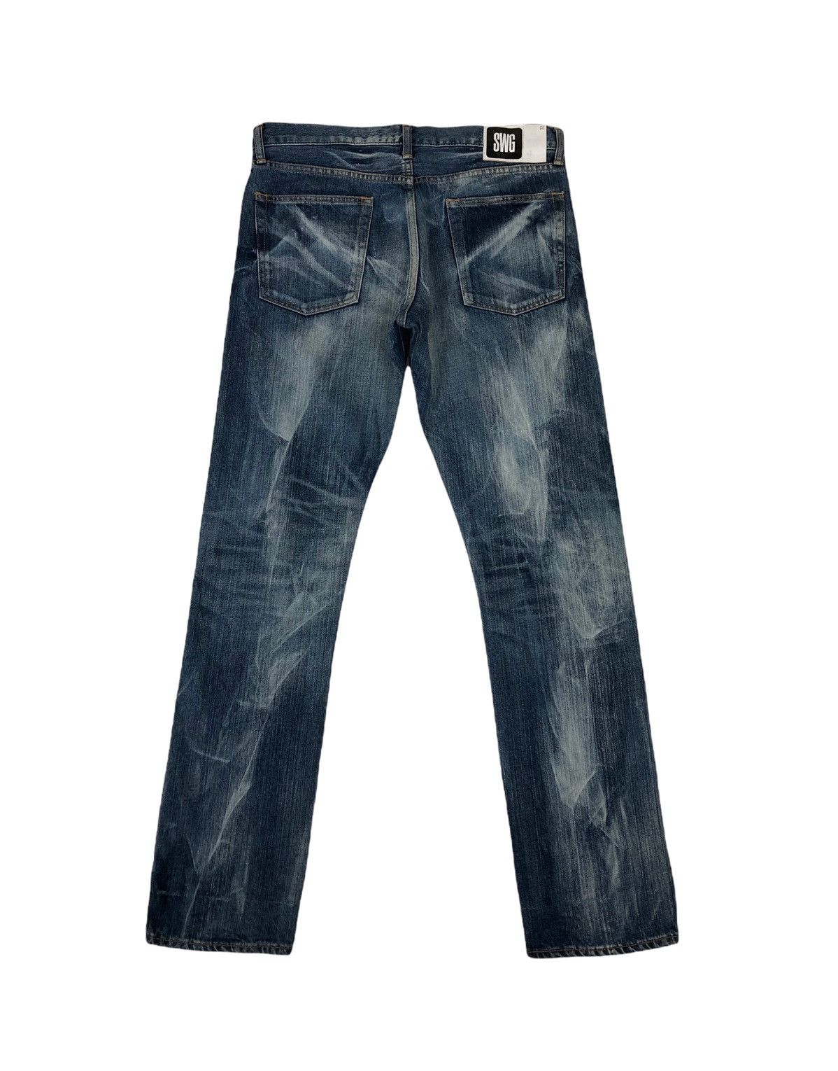 Japanese Brand × Swagger Swagger Bleach Denim Jeans Size US 34 / EU 50 - 2 Thumbnail