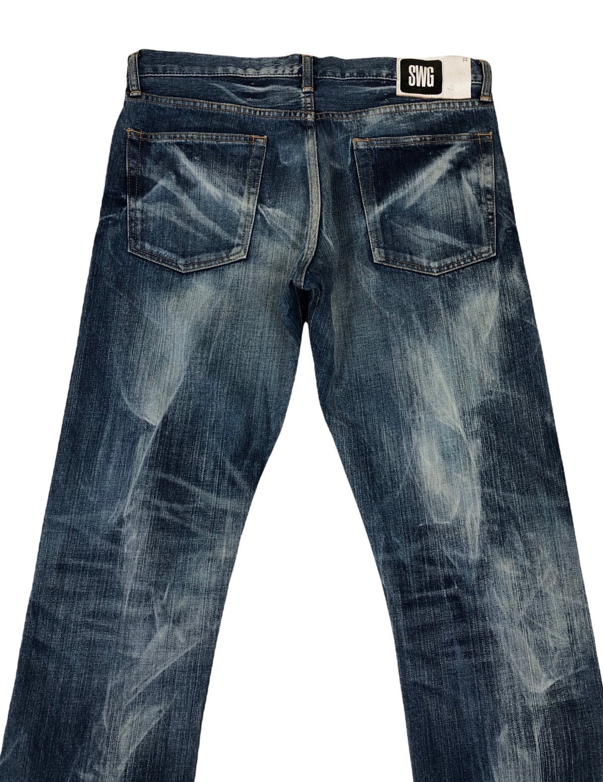 Japanese Brand × Swagger Swagger Bleach Denim Jeans Size US 34 / EU 50 - 8 Thumbnail