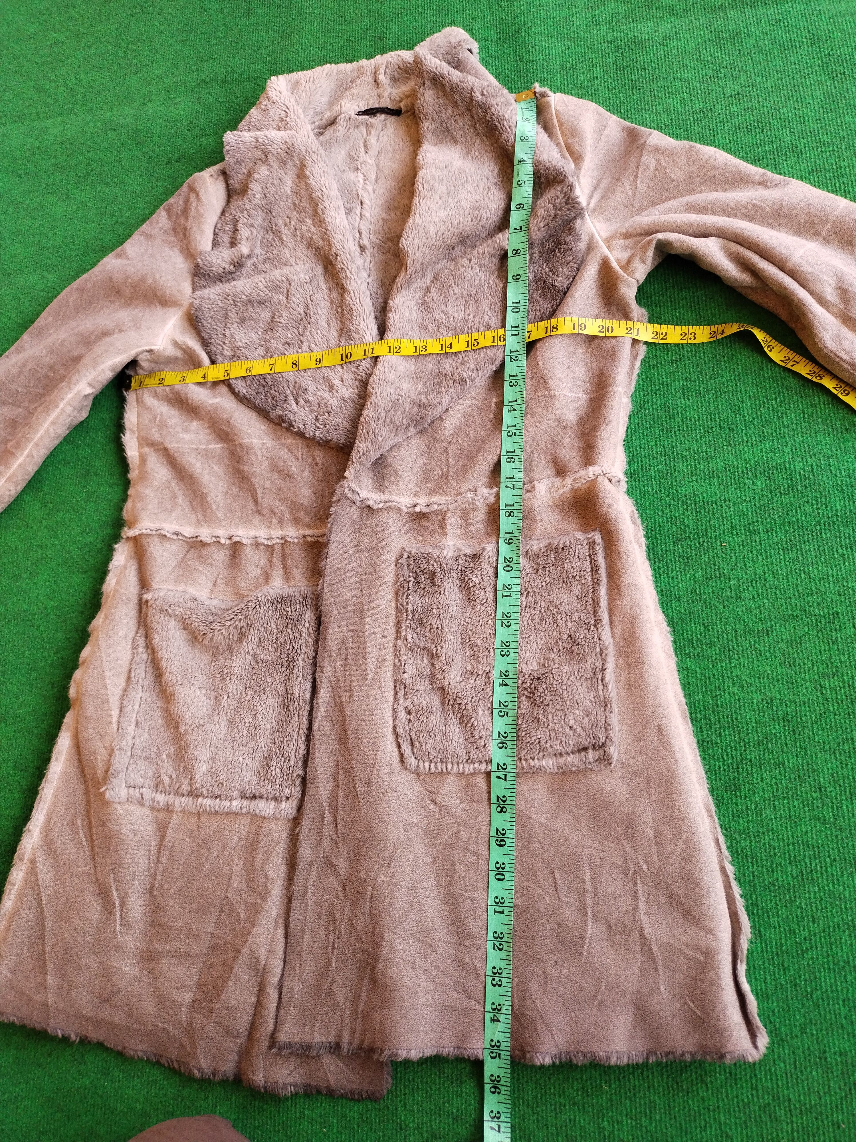Designer × Other Oversized Soft Faux Coat Made In Italy Size US L / EU 52-54 / 3 - 14 Thumbnail
