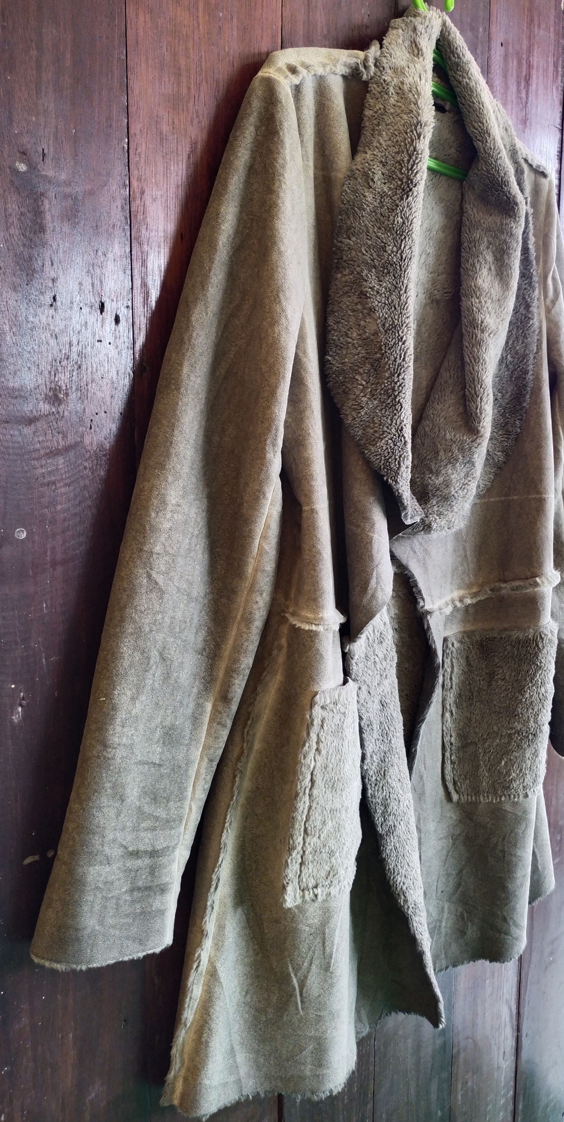 Designer × Other Oversized Soft Faux Coat Made In Italy Size US L / EU 52-54 / 3 - 5 Thumbnail