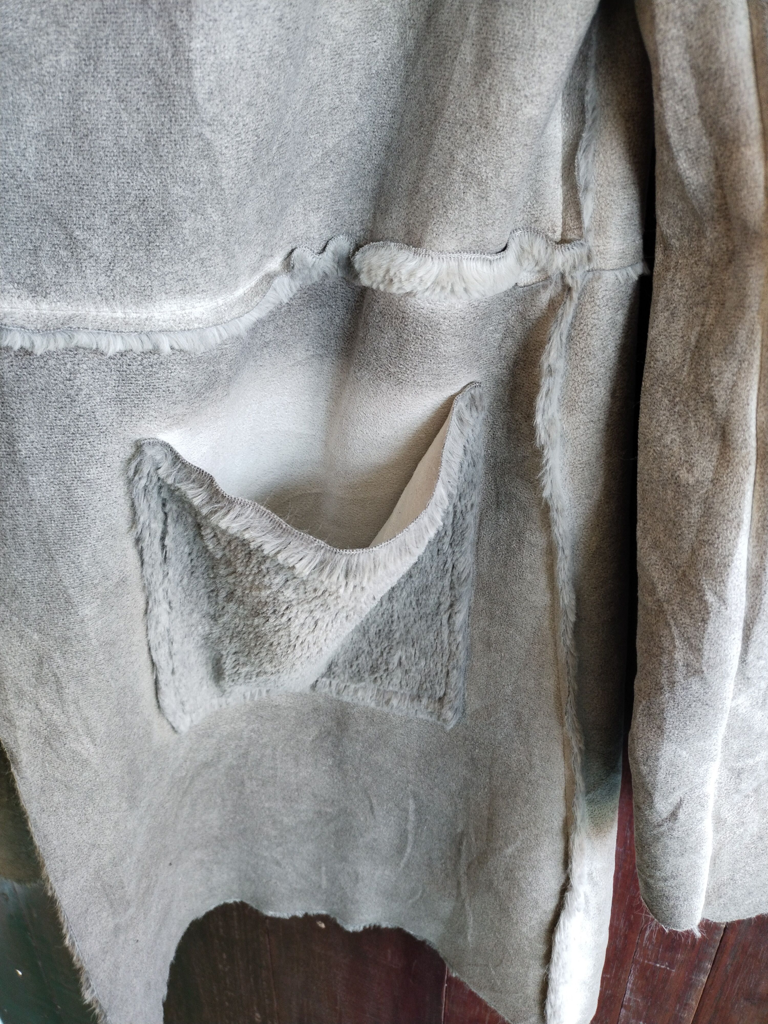 Designer × Other Oversized Soft Faux Coat Made In Italy Size US L / EU 52-54 / 3 - 3 Thumbnail