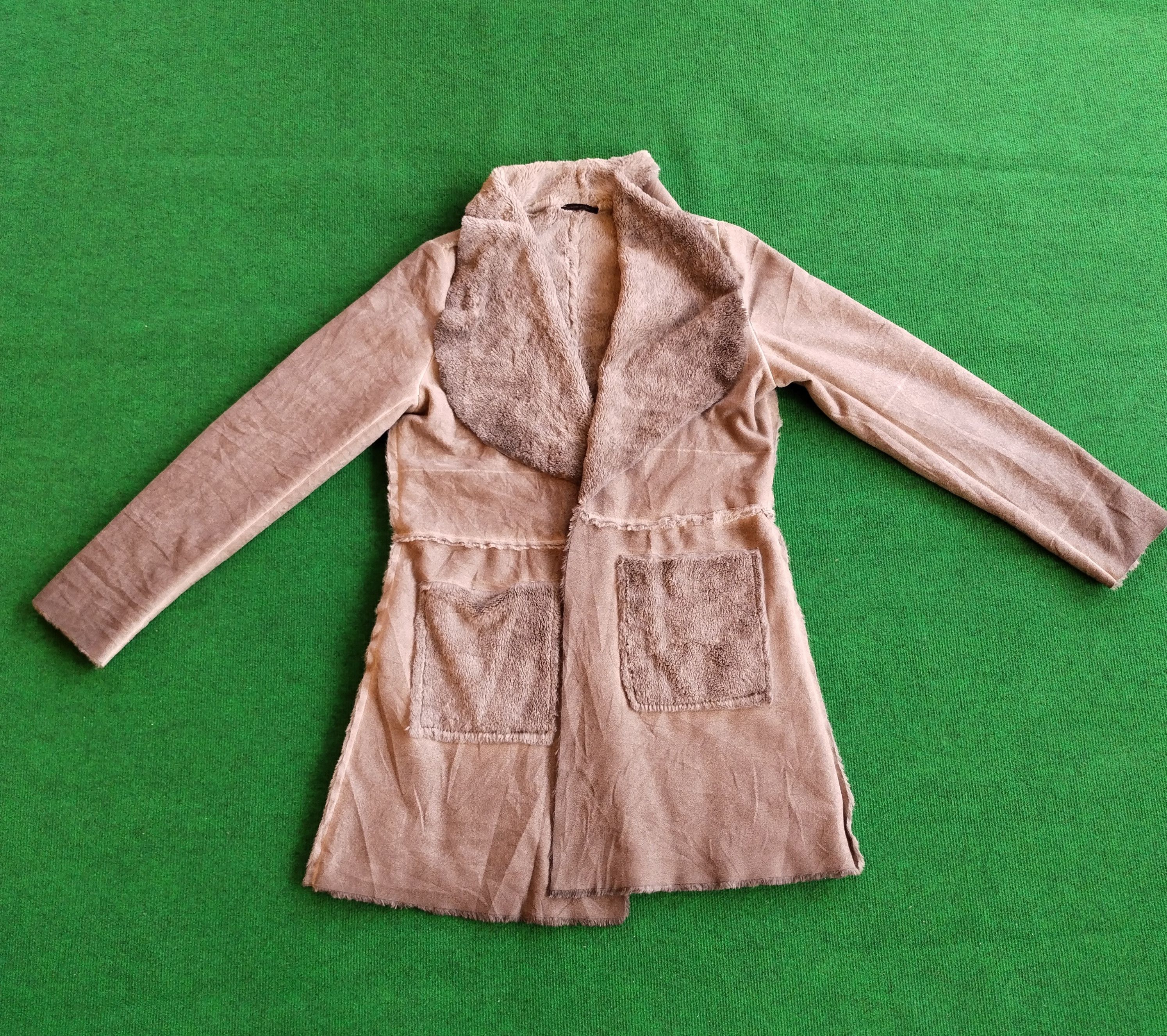 Designer × Other Oversized Soft Faux Coat Made In Italy Size US L / EU 52-54 / 3 - 11 Thumbnail