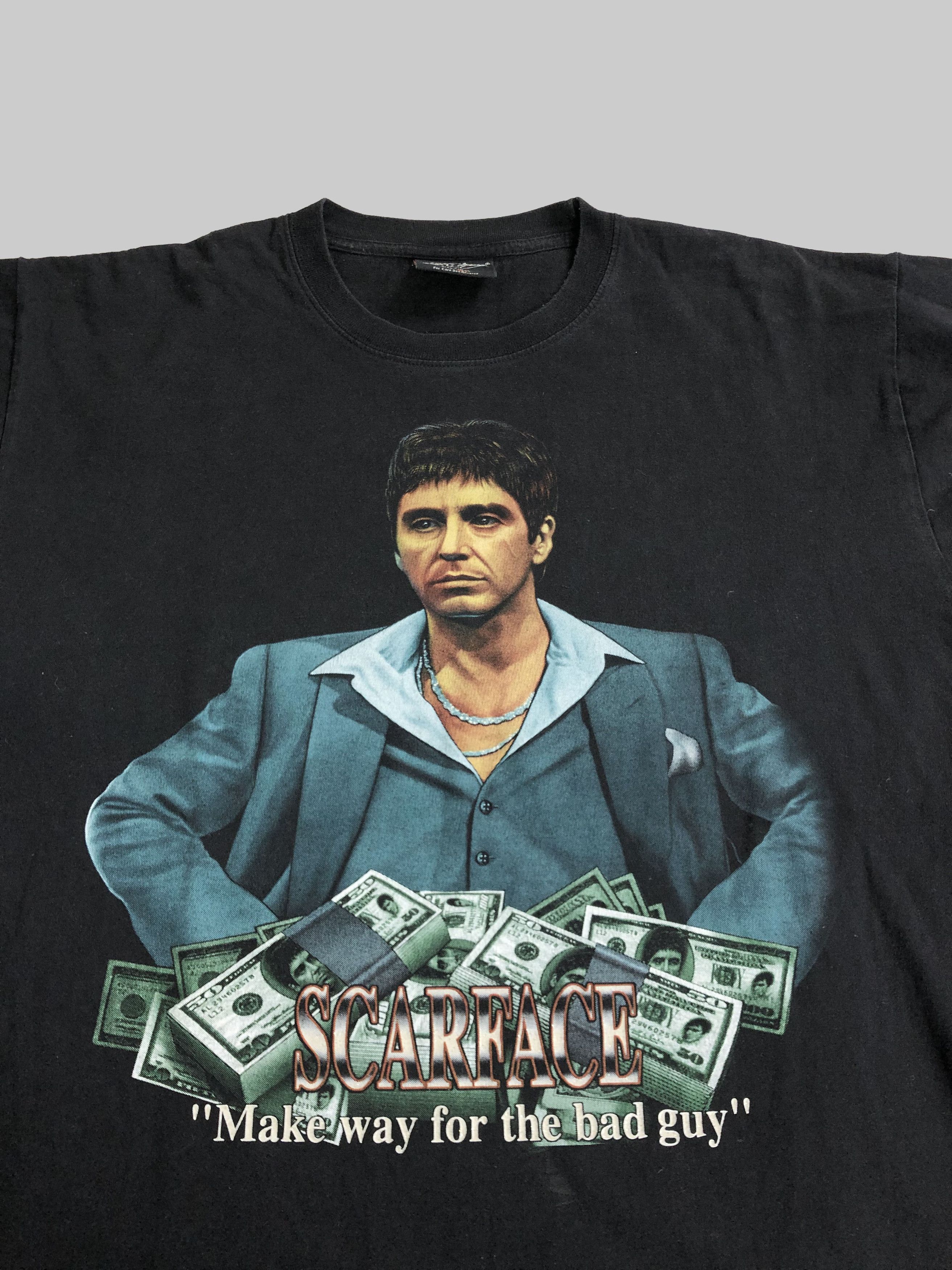 Vintage Vintage 90s Scarface Tony Montana Al Pachino (Taxi Driver) Size US XL / EU 56 / 4 - 3 Thumbnail
