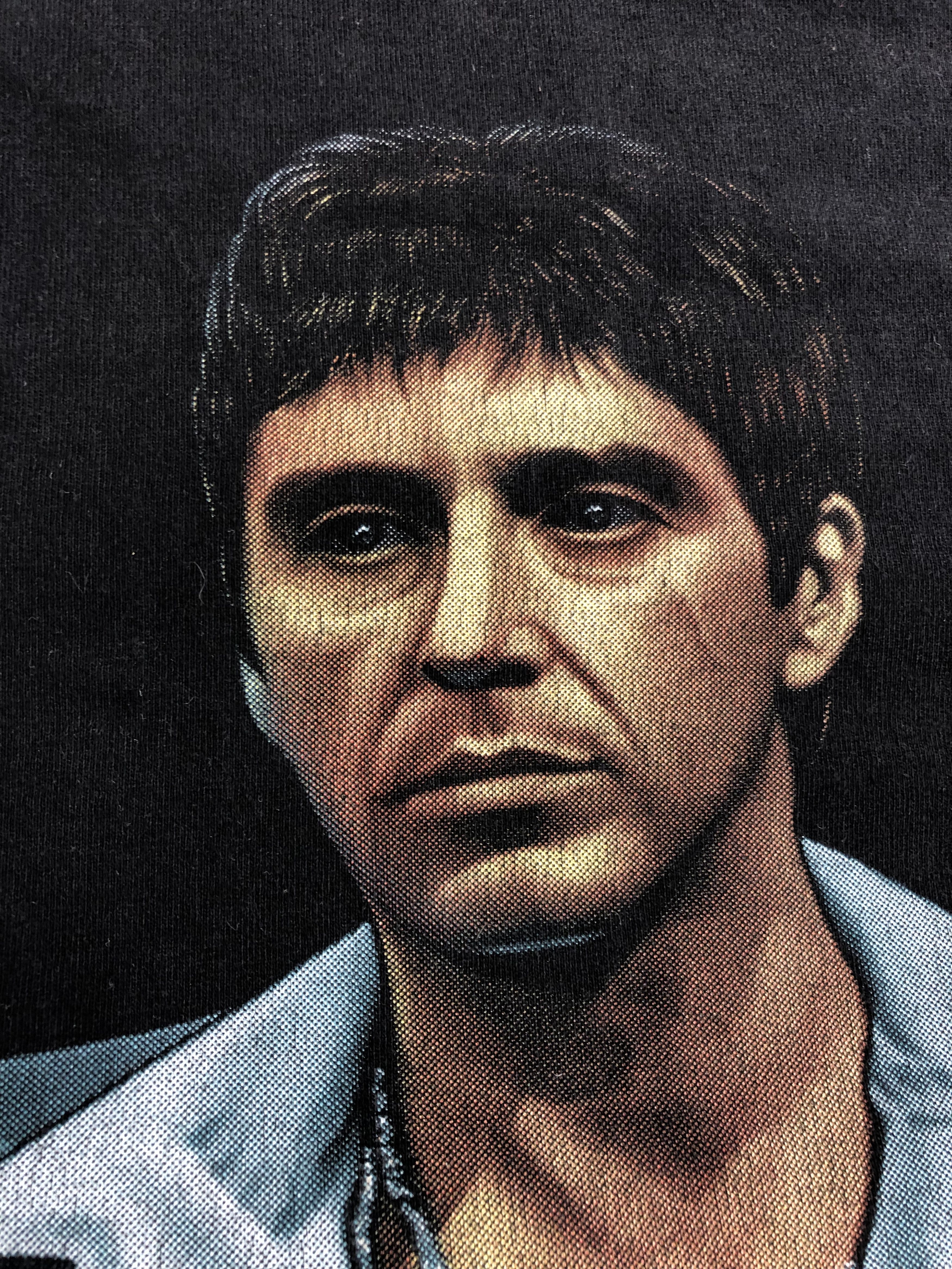 Vintage Vintage 90s Scarface Tony Montana Al Pachino (Taxi Driver) Size US XL / EU 56 / 4 - 9 Thumbnail