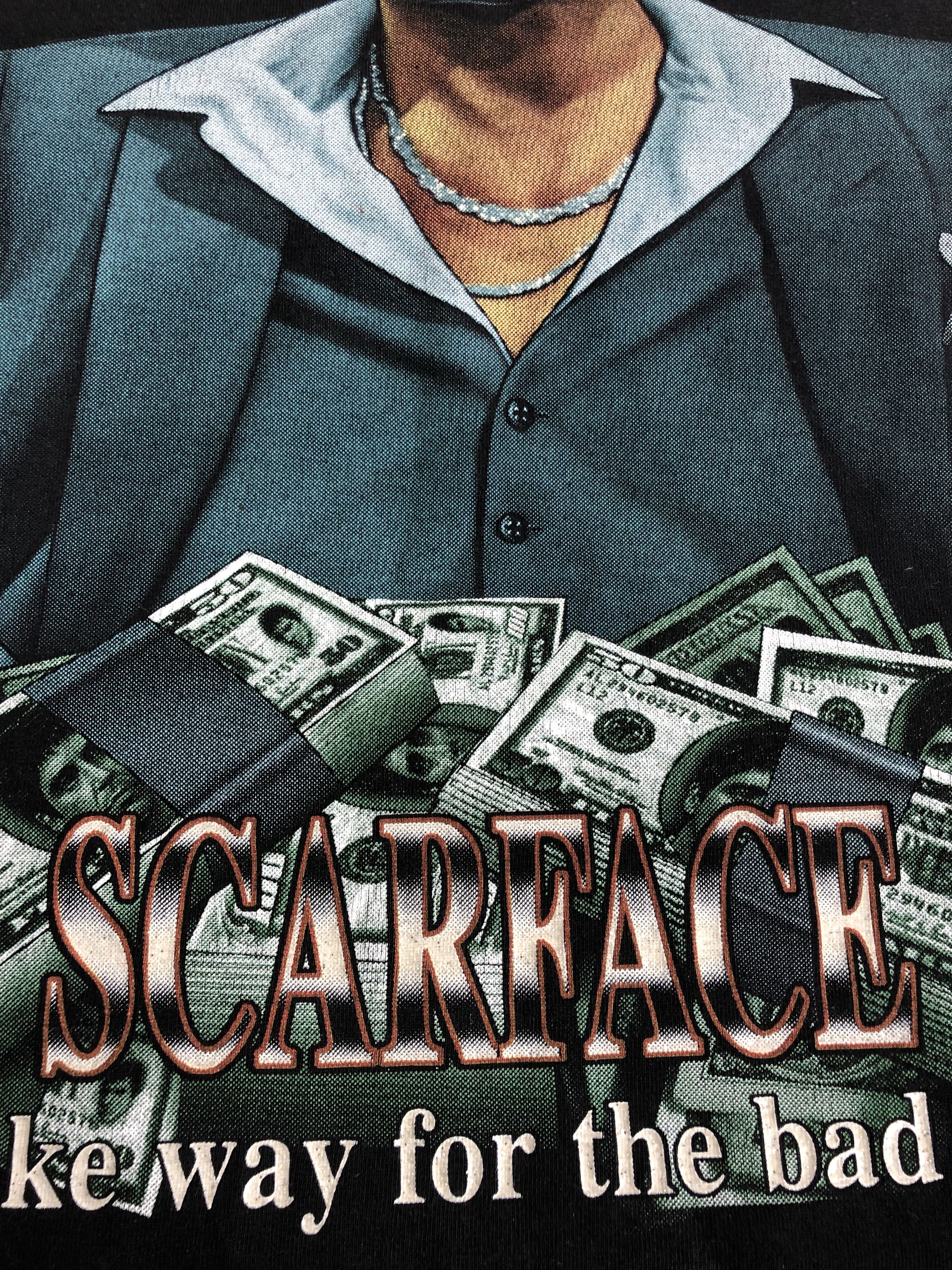 Vintage Vintage 90s Scarface Tony Montana Al Pachino (Taxi Driver) Size US XL / EU 56 / 4 - 5 Thumbnail