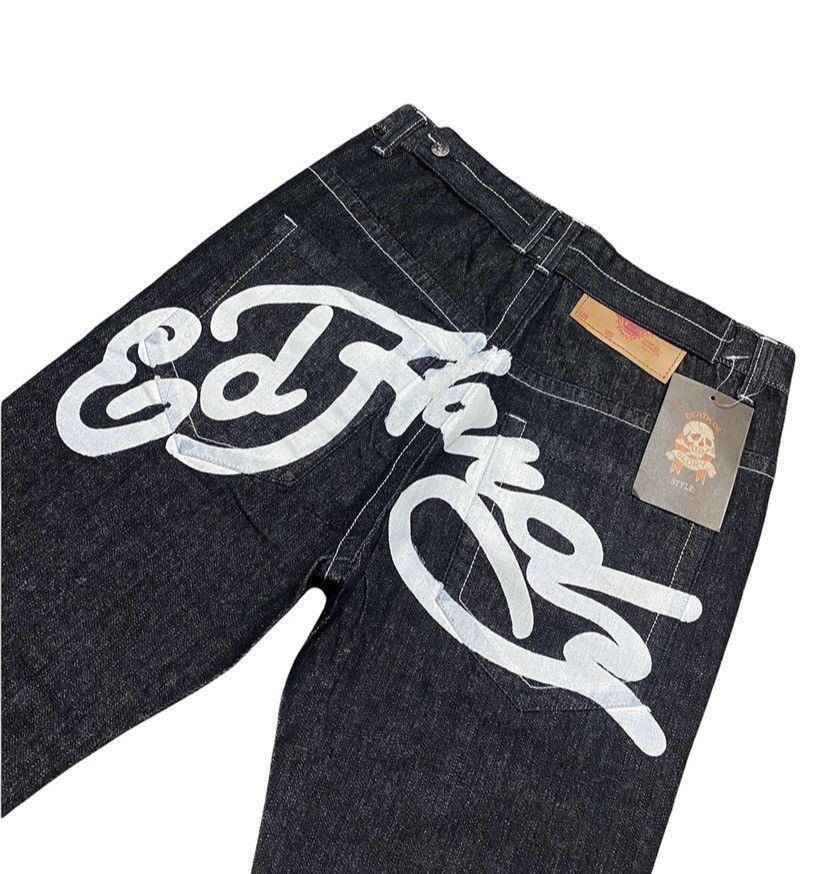 image of Christian Audigier x Ed Hardy Vintage Ed Hardy Jeans in Navy, Men's (Size 34)