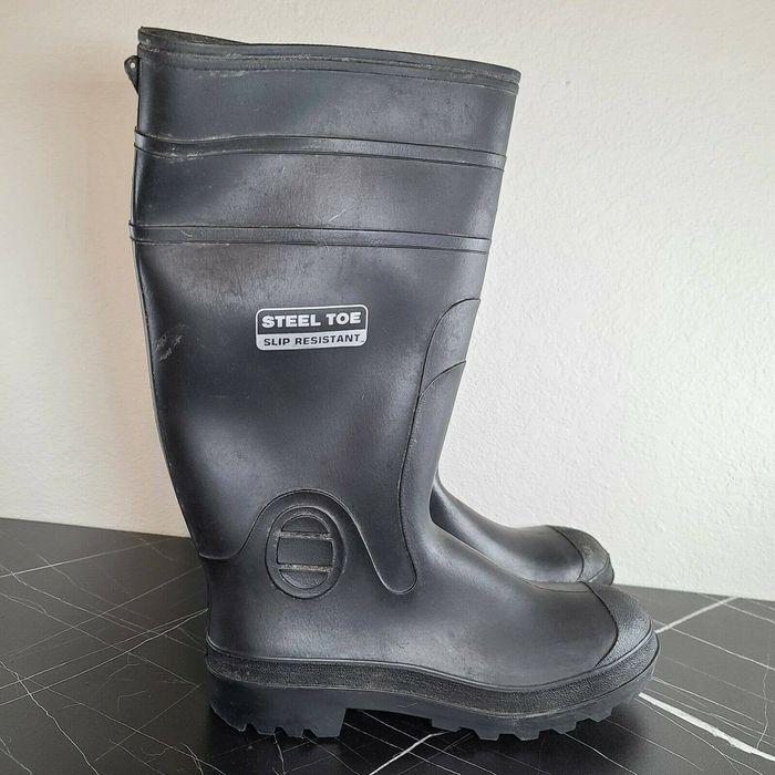 George Genfoot Industrial Commercial Steel Toe Slip Resistant Boots ...