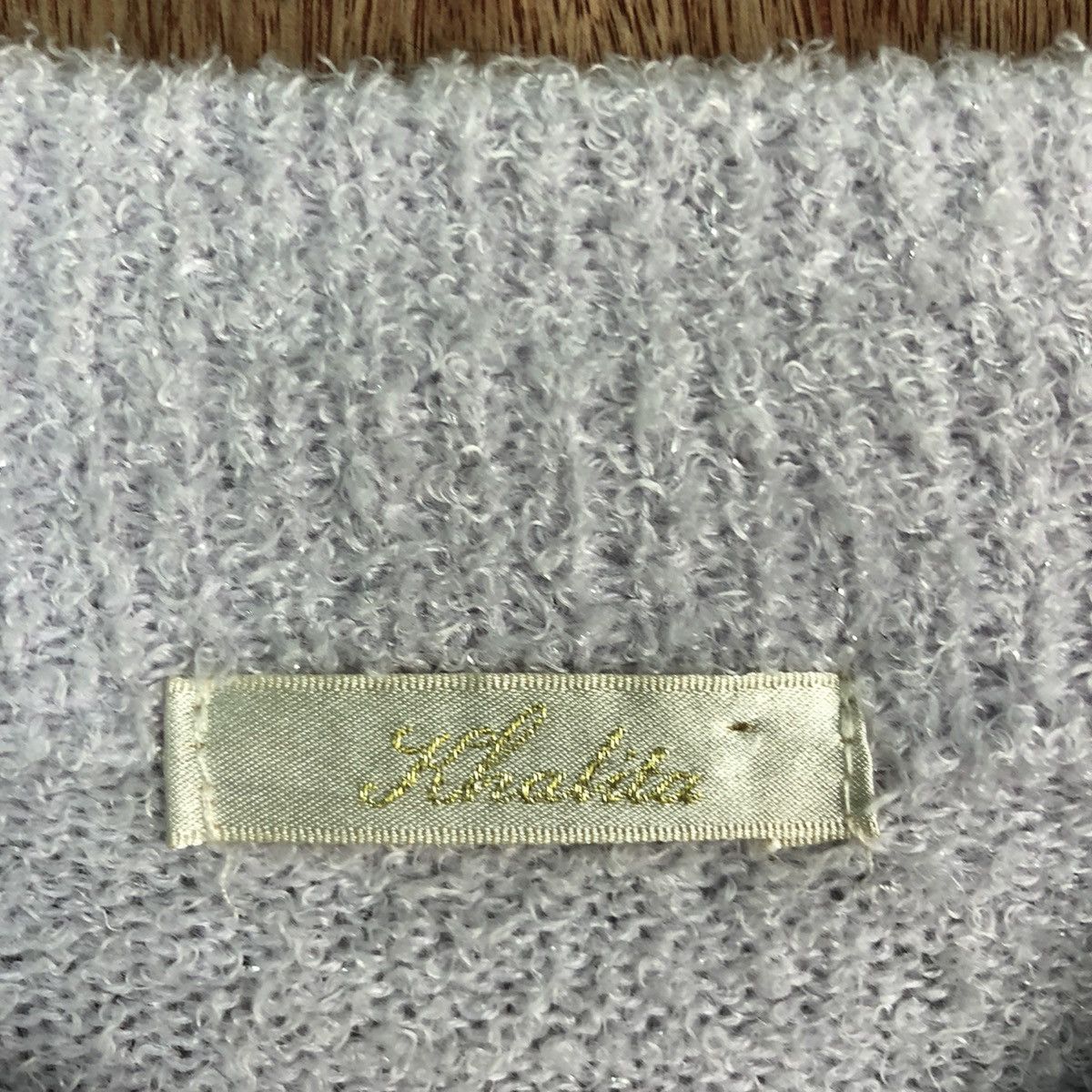 Homespun Knitwear × Japanese Brand DLL Khalita Soft Purple Mohair shag shaggy fu KNitwear #c237 Size S / US 4 / IT 40 - 8 Thumbnail