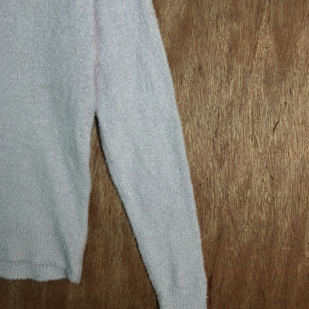 Homespun Knitwear × Japanese Brand DLL Khalita Soft Purple Mohair shag shaggy fu KNitwear #c237 Size S / US 4 / IT 40 - 5 Thumbnail