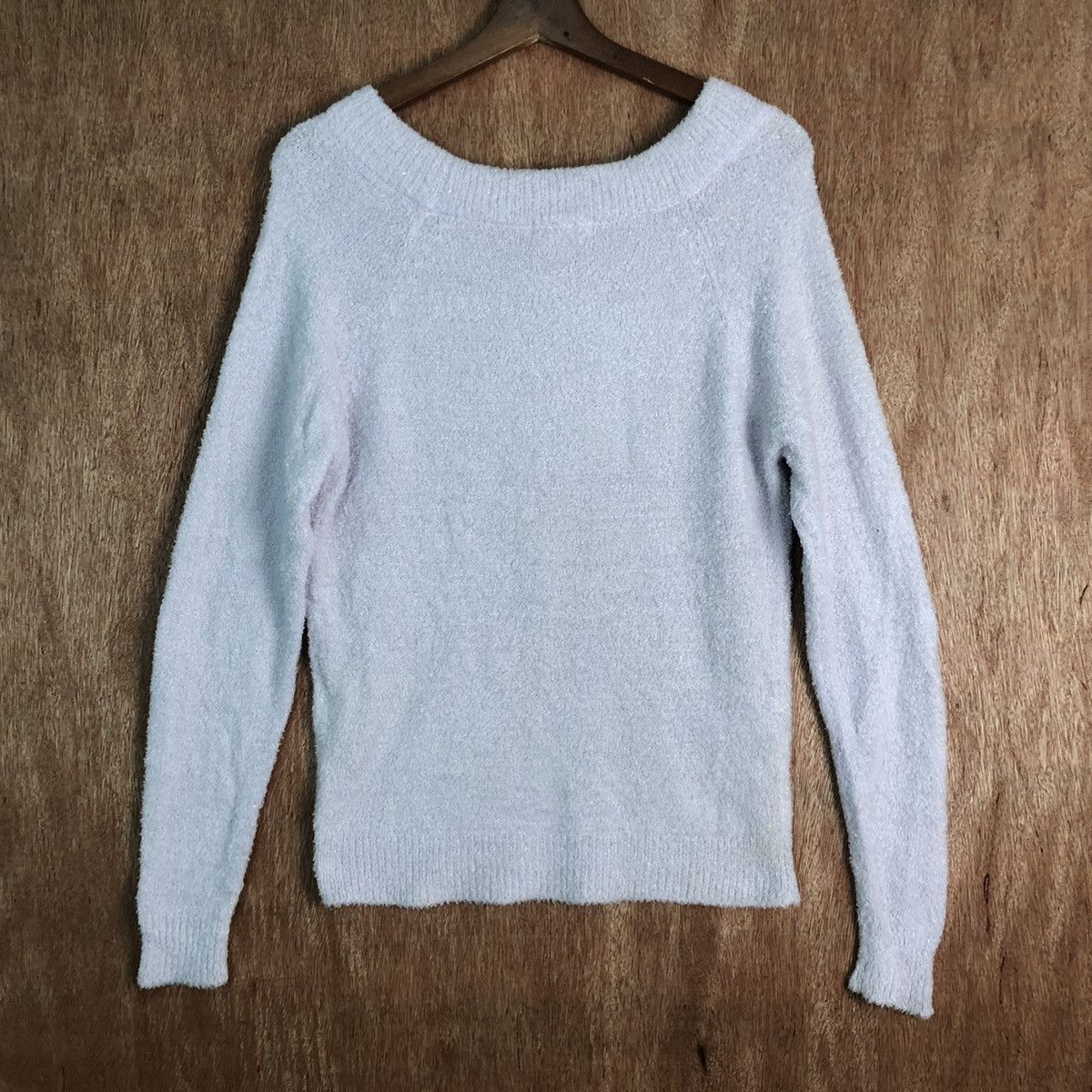 Homespun Knitwear × Japanese Brand DLL Khalita Soft Purple Mohair shag shaggy fu KNitwear #c237 Size S / US 4 / IT 40 - 9 Thumbnail