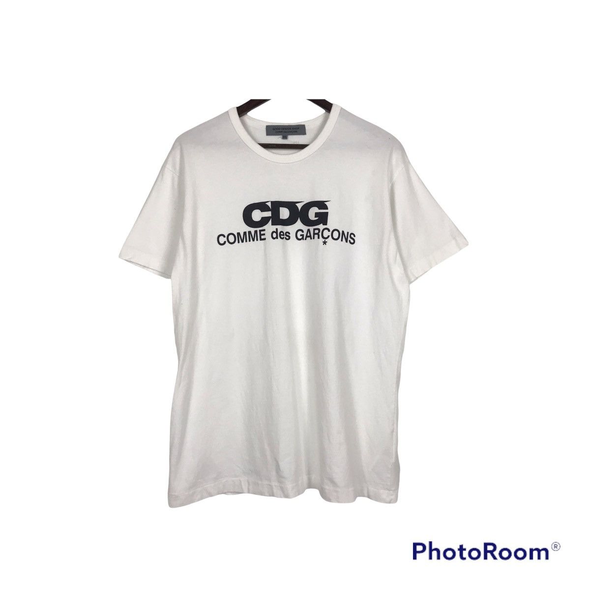 Comme Des Garcons Tshirt Permission Stop Vintage Comme Des Homme Plus White Tee Size sale M