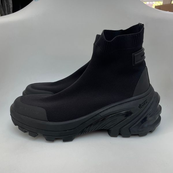 1017 ALYX 9SM 1017 ALYX 9SM Black Mid Sock Boots | Grailed