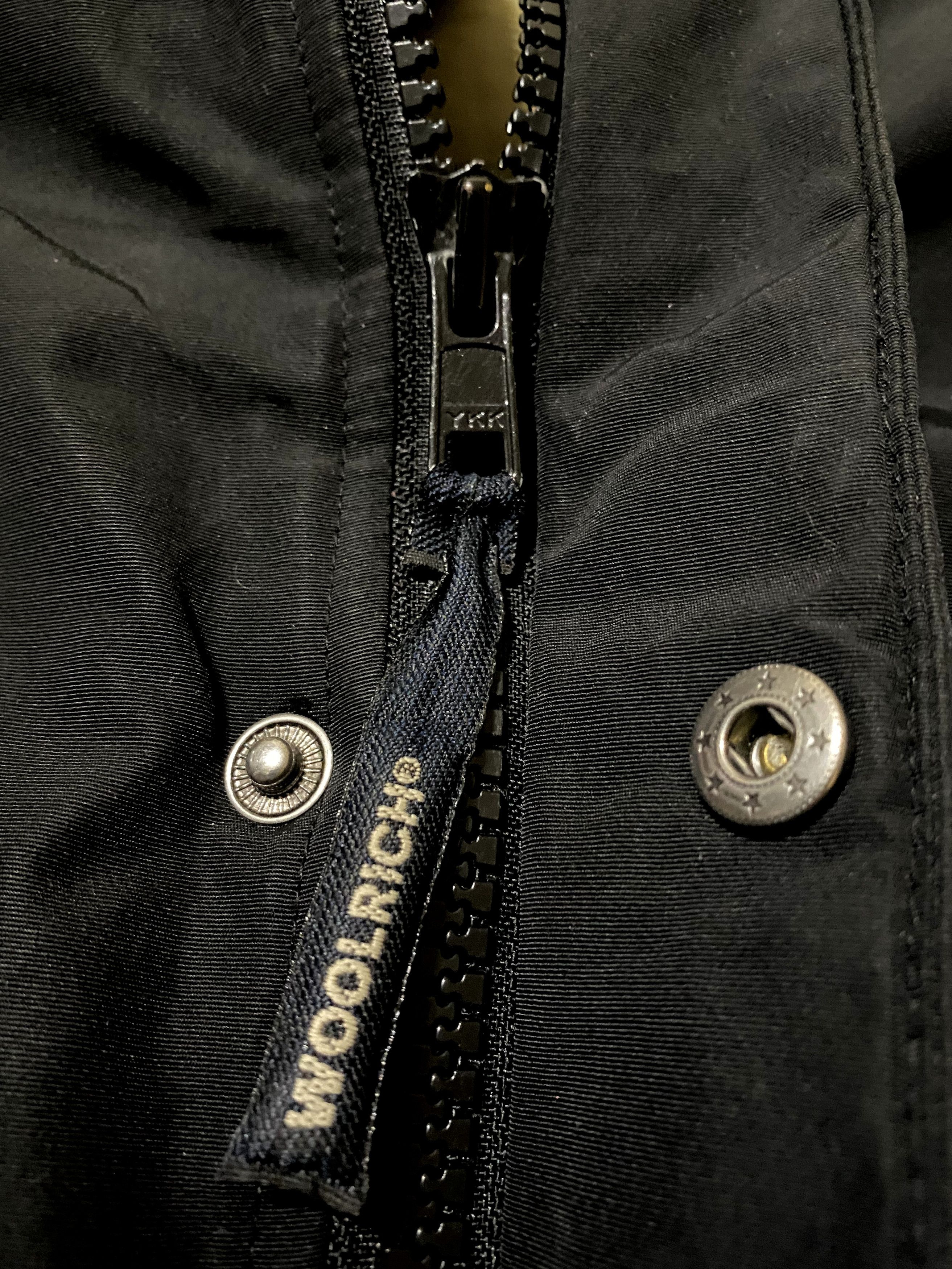 Woolrich Woolen Mills Women's Woolrich Luxury Boulder Fur Black Parka Jacket Size XS / US 0-2 / IT 36-38 - 10 Thumbnail