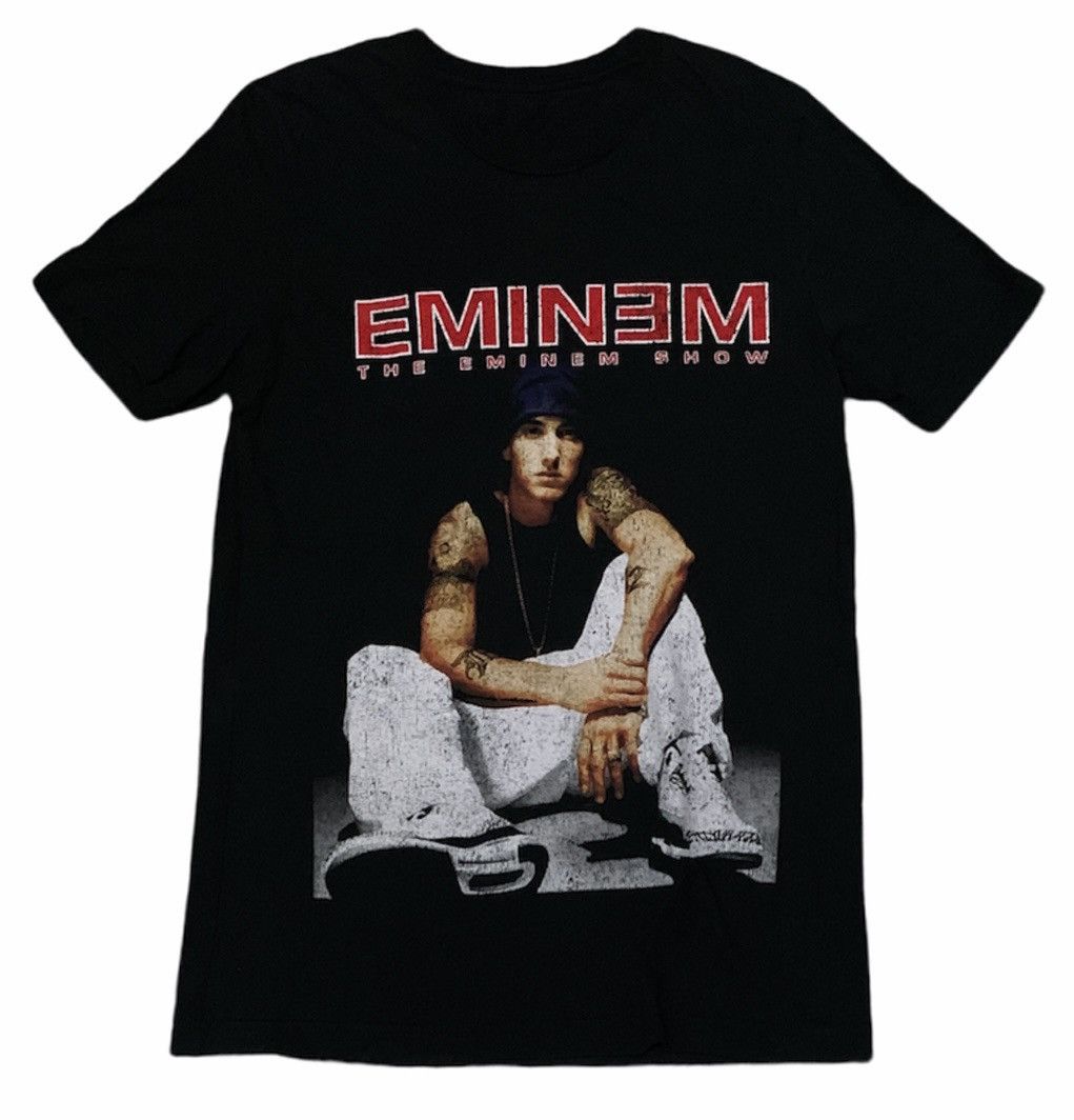 トップス 00's EMINEM THE EMINEM SHOW S/S Tee Rare Design Rapper Eminem The Eminem Show T-shirt 2000s