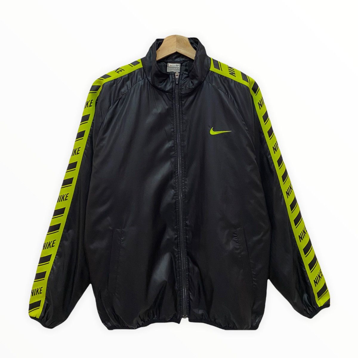 Nike 🔥NIKE🔥VINTAGE RARE NIKE SIDETAPE LOGOMATIC ZIPPER JACKET Size US M / EU 48-50 / 2 - 3 Thumbnail