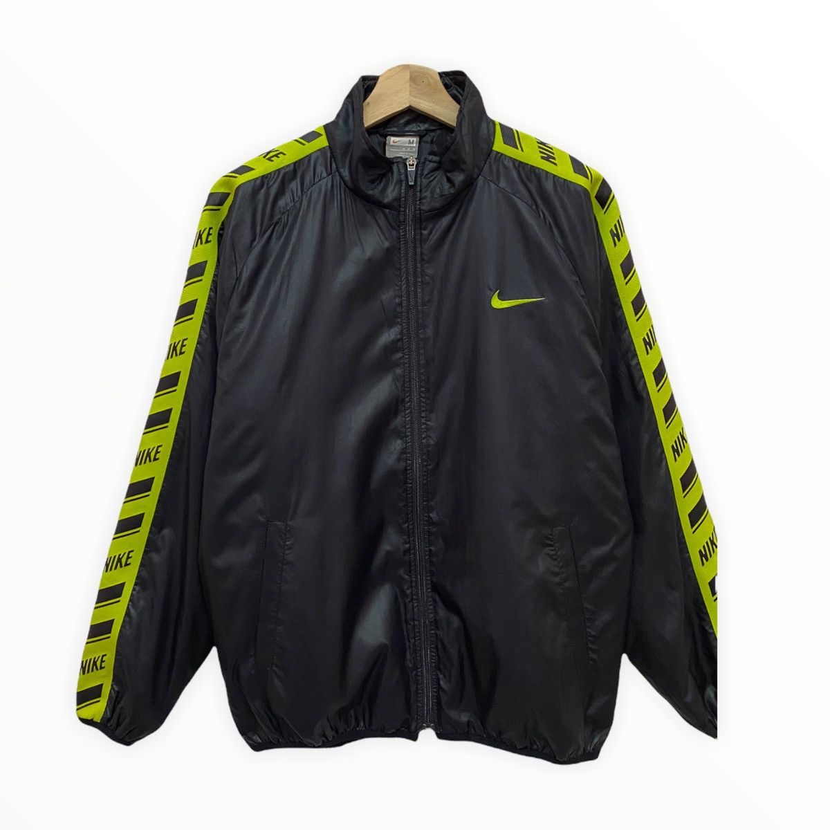 Nike 🔥NIKE🔥VINTAGE RARE NIKE SIDETAPE LOGOMATIC ZIPPER JACKET Size US M / EU 48-50 / 2 - 4 Thumbnail
