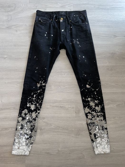 Fear Of God Fifth Collection Paint Splatter Jeans Size 29 Brand New With  Tags