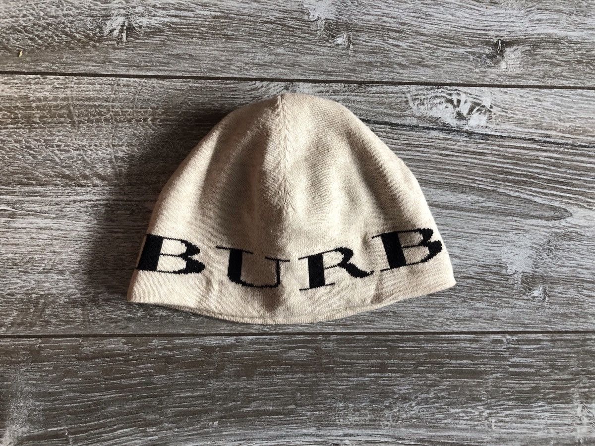 Burberry Burberry Beanie Hat Big Logo 100% Authentic ❗️ Size ONE SIZE - 1 Thumbnail