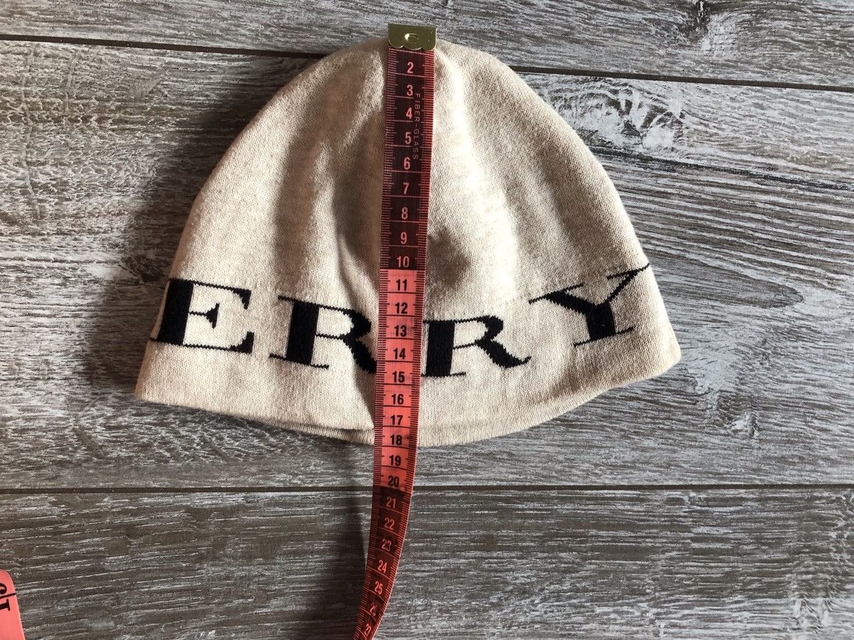 Burberry Burberry Beanie Hat Big Logo 100% Authentic ❗️ Size ONE SIZE - 4 Thumbnail