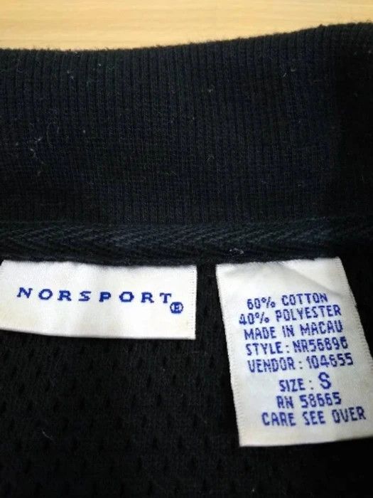 Vintage Vintage NORSPORT Full Zip Black Sweater Size US S / EU 44-46 / 1 - 4 Thumbnail