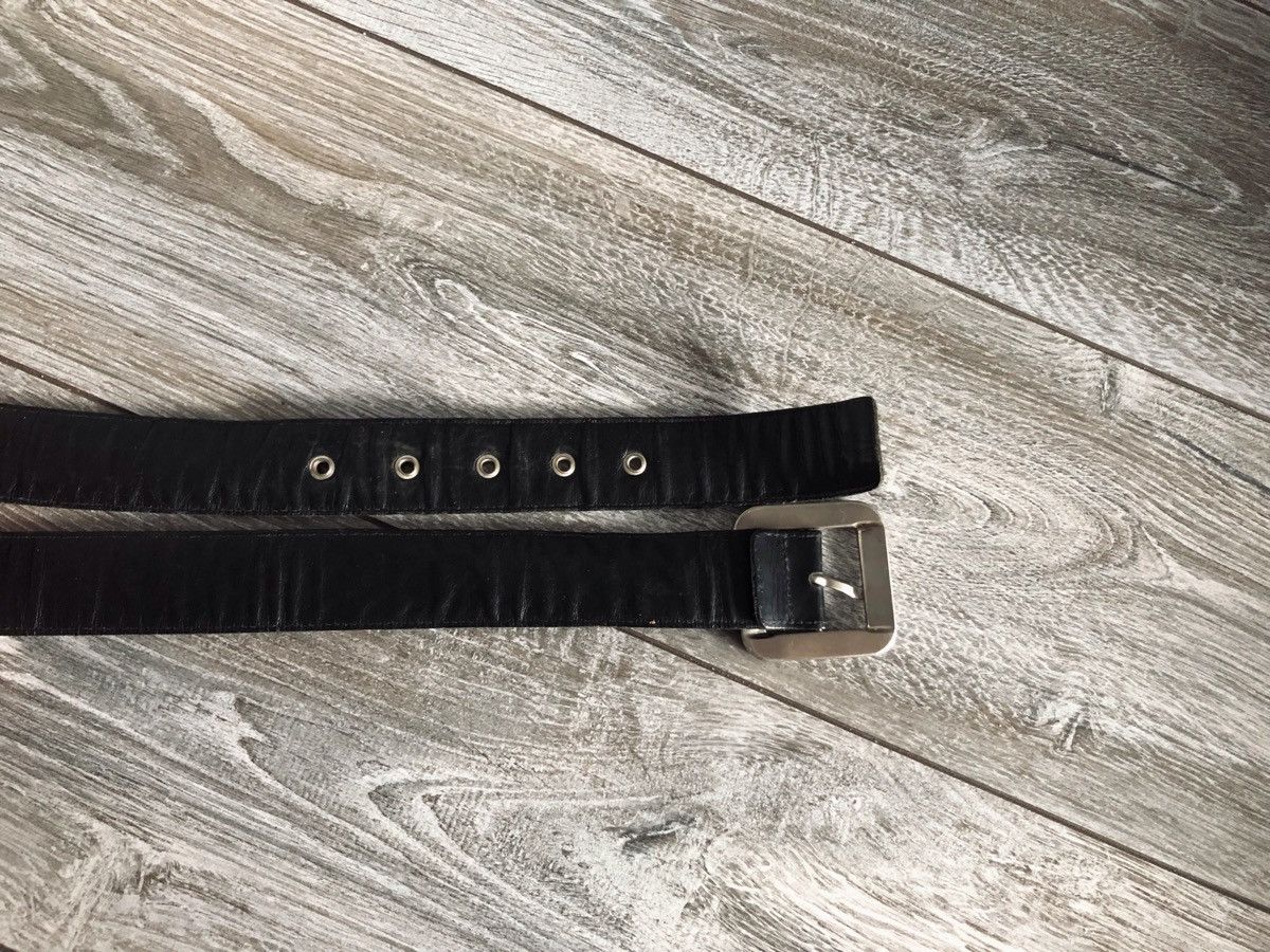 Bottega Veneta × Vintage Vintage Bottega Veneta Leather Black Belt Size 95/38 Size ONE SIZE - 3 Thumbnail