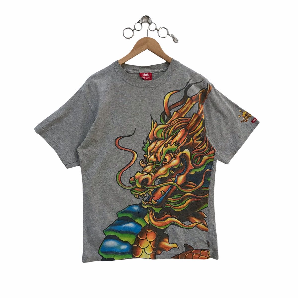 JNCO Jnco Dragon Full Print T Shirt Size US XL / EU 56 / 4 - 1 Thumbnail