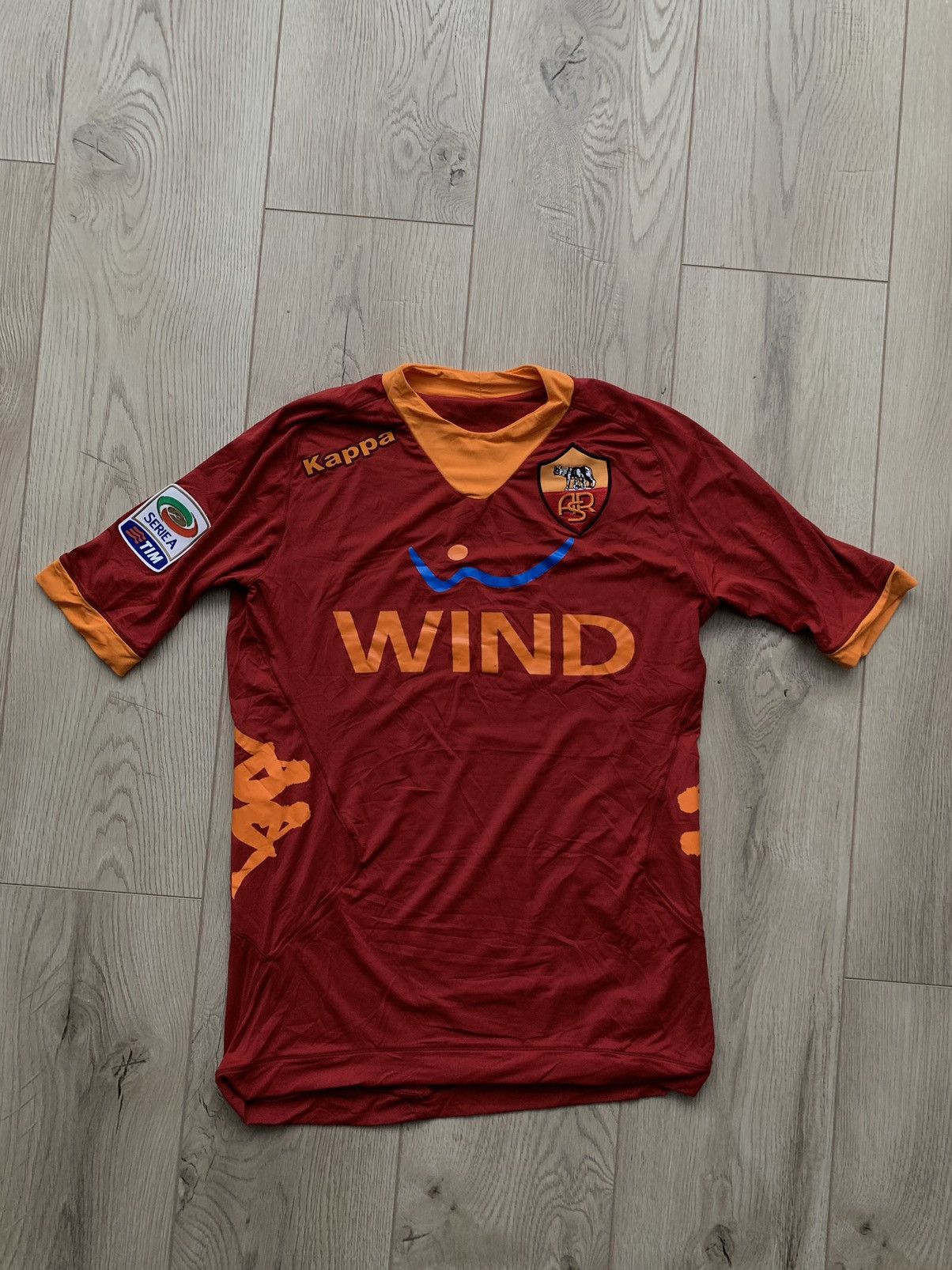 Kappa Kappa FC Roma wind vintage soccer jersey Size US S / EU 44-46 / 1 - 1 Thumbnail
