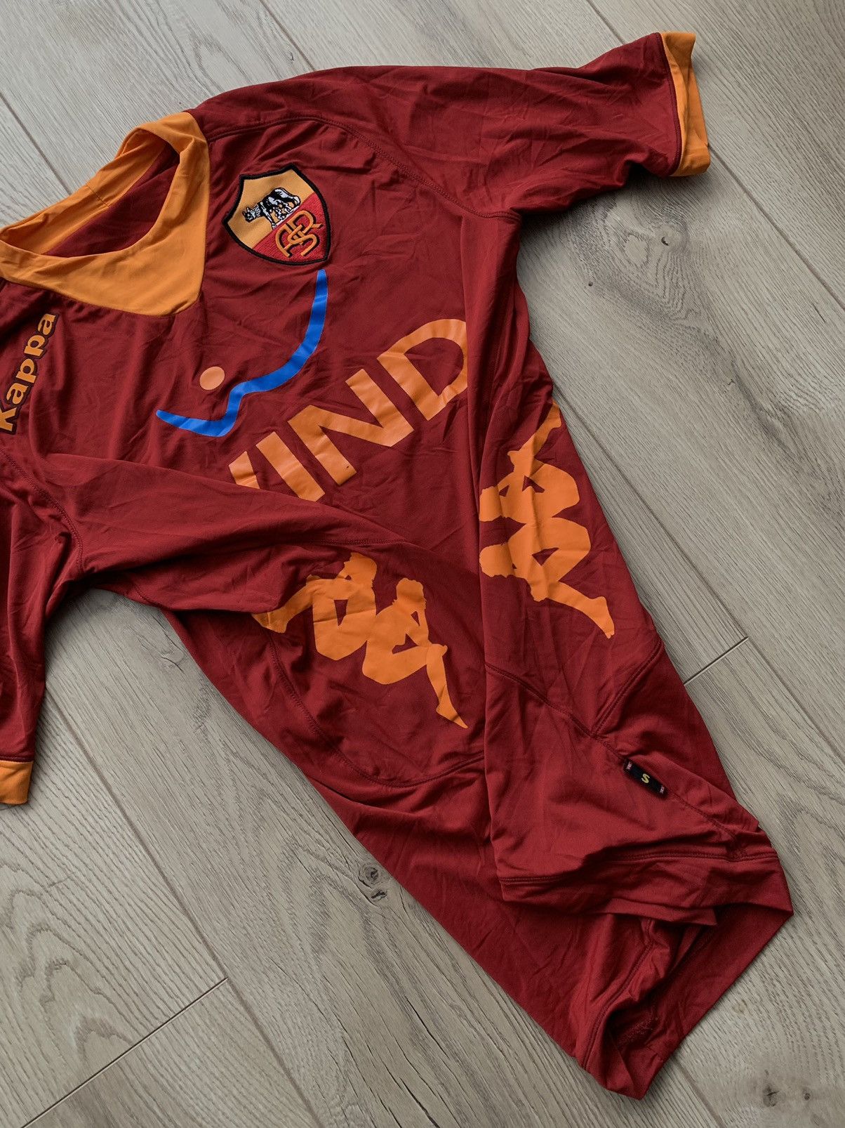 Kappa Kappa FC Roma wind vintage soccer jersey Size US S / EU 44-46 / 1 - 7 Thumbnail