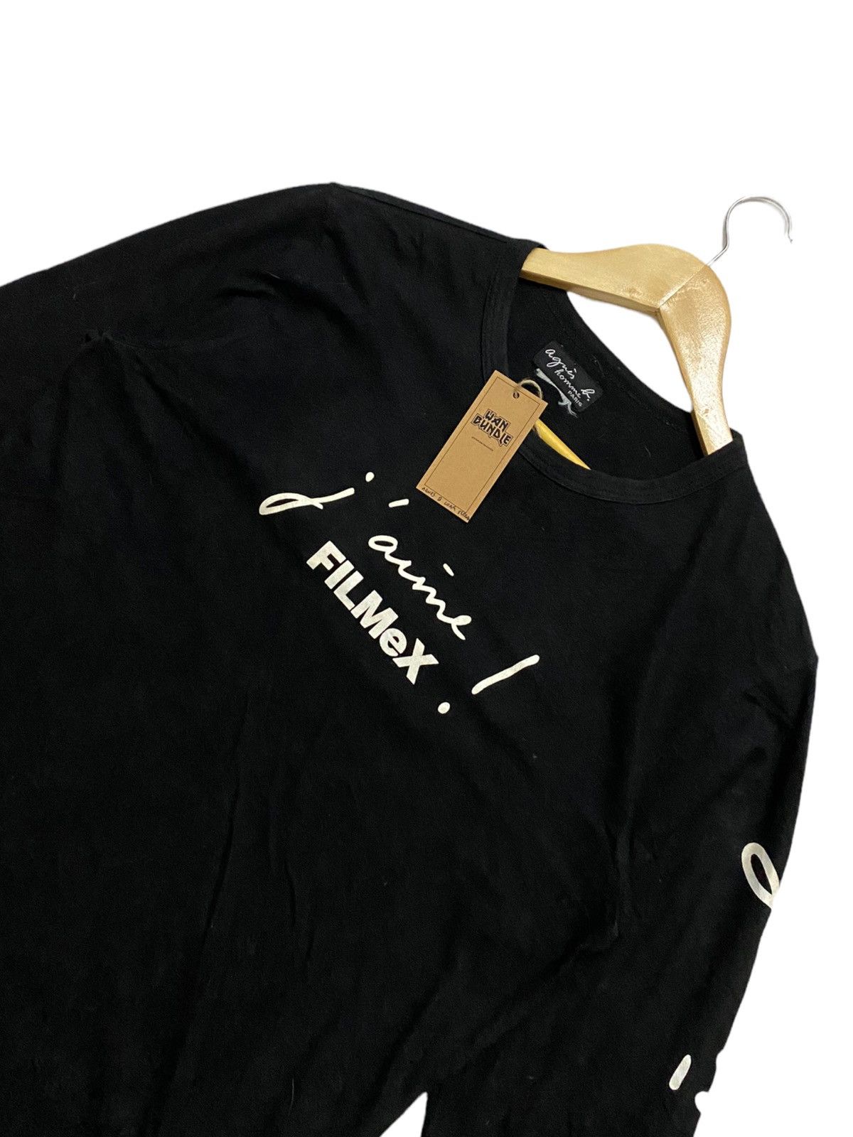 Vintage × agnes b. 🔥Need to Go🔥 Agnes B J’aime filmex Long Sleeve Shirt Size M / US 6-8 / IT 42-44 - 3 Thumbnail