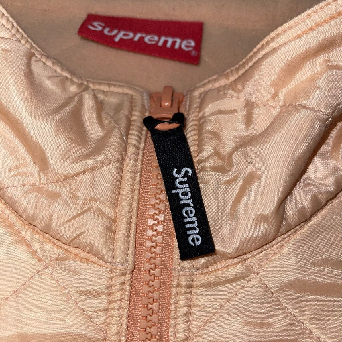 Supreme Supreme Arc Logo Quilted Half Zip Pullover Size US XL / EU 56 / 4 - 4 Thumbnail