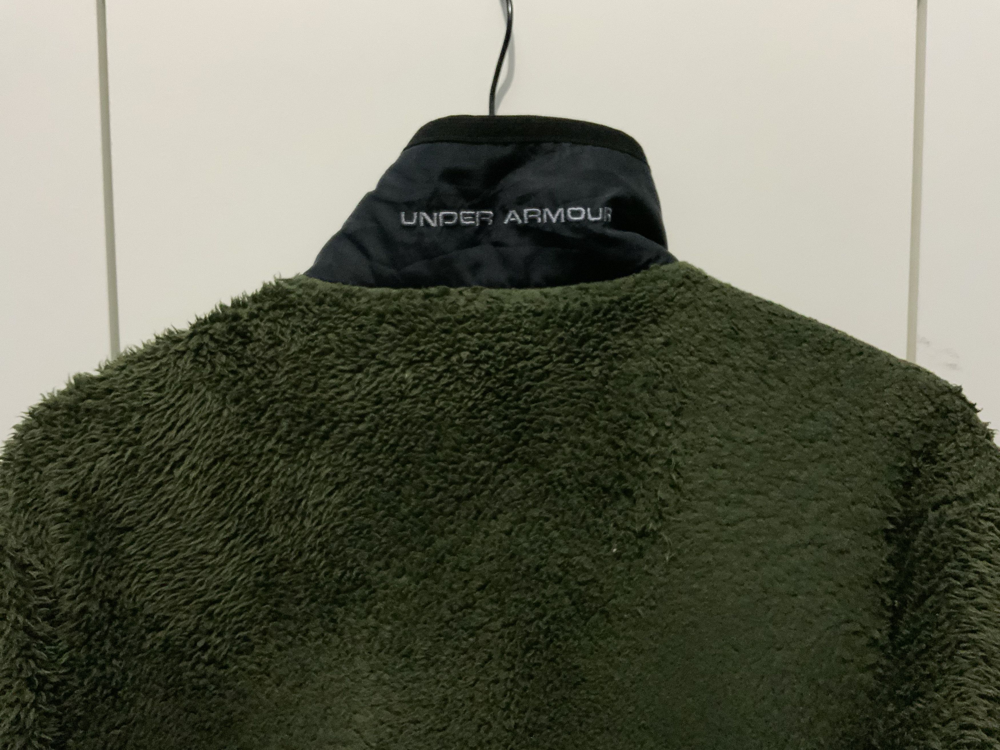 Under Armour Under Armour Mohair Fur Green Army Sweater Jacket Size US L / EU 52-54 / 3 - 6 Thumbnail