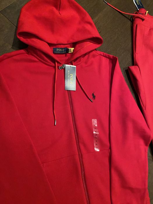 Polo clearance tracksuit red