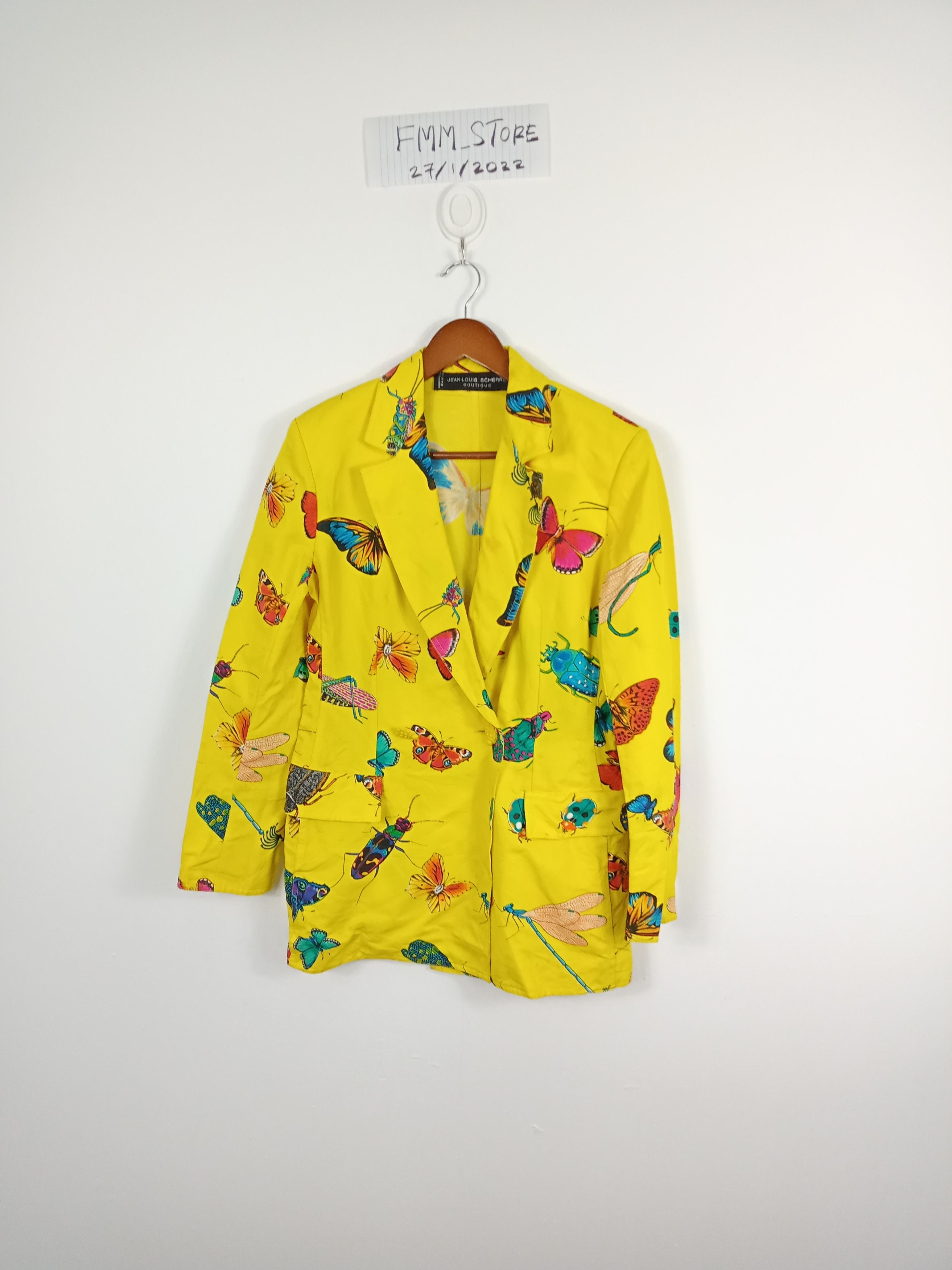 Jean-Louis Scherrer Jean Louis Scherrer Butterfly Nice Design Blazer Jacket Size US S / EU 44-46 / 1 - 1 Thumbnail