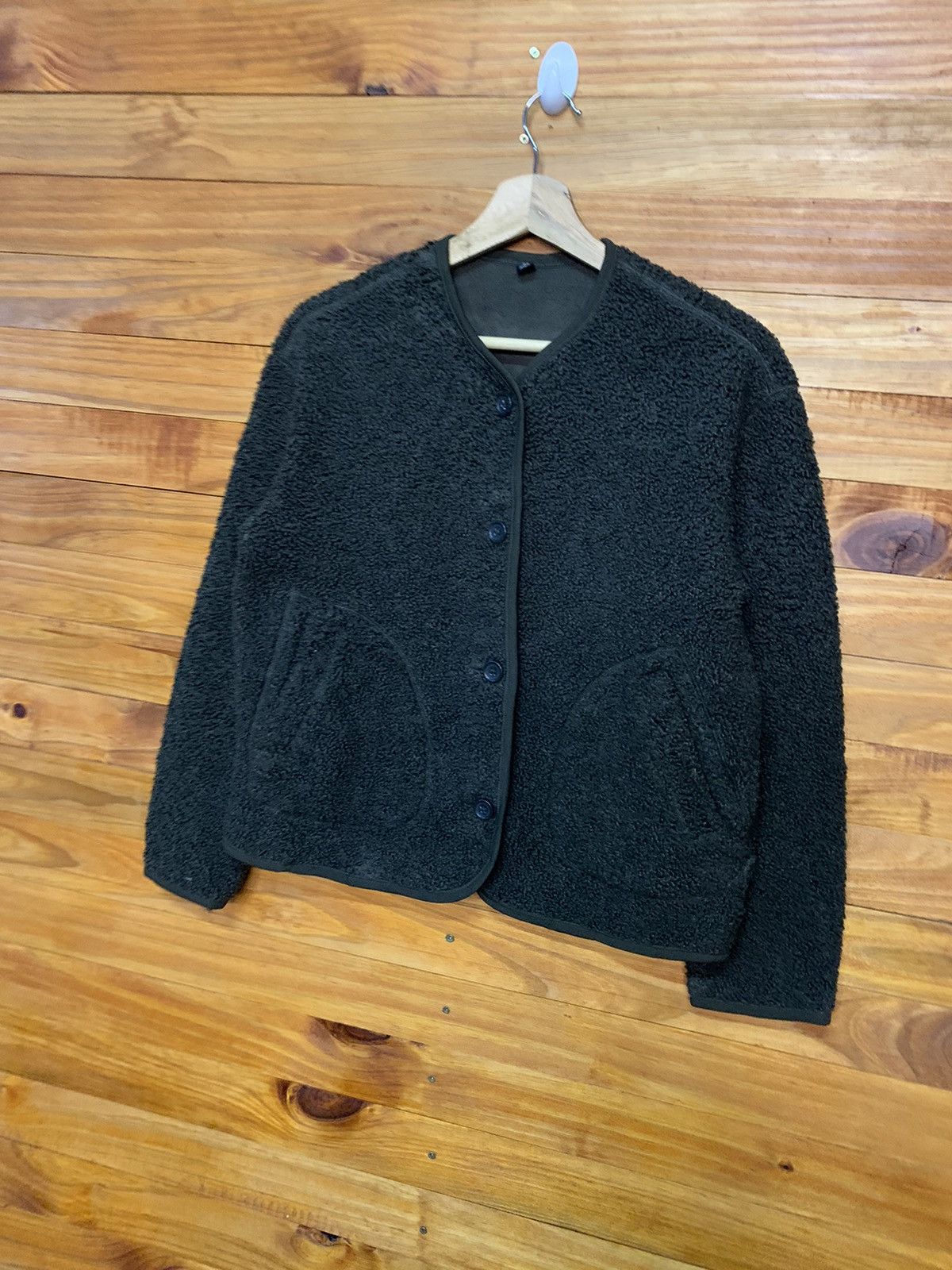 Uniqlo Uniqlo Button Up Fleece Jacket Size US M / EU 48-50 / 2 - 2 Thumbnail