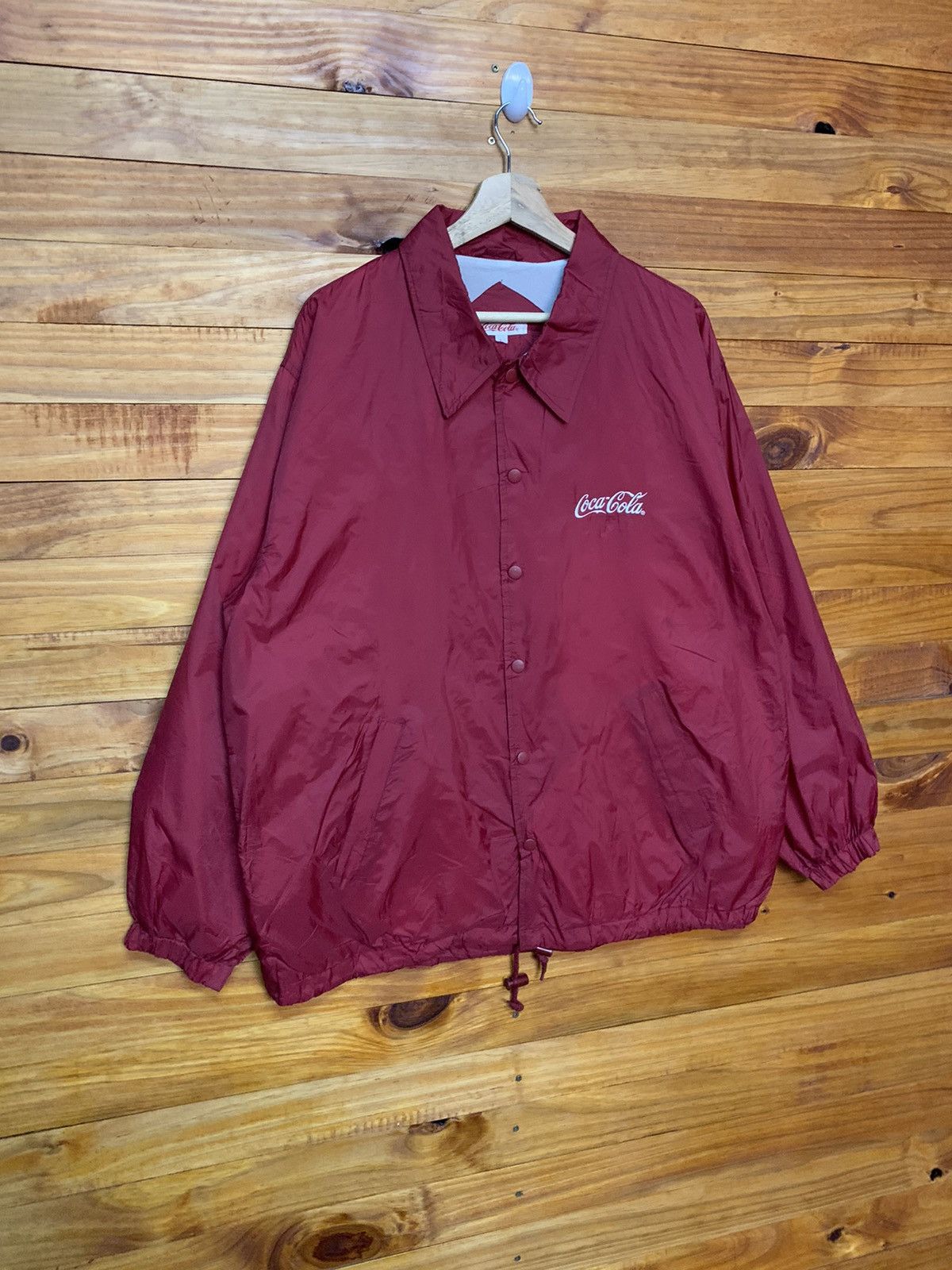 Coca Cola × Vintage Vintage Coca Cola Nylon Coach Jacket Size US L / EU 52-54 / 3 - 2 Thumbnail