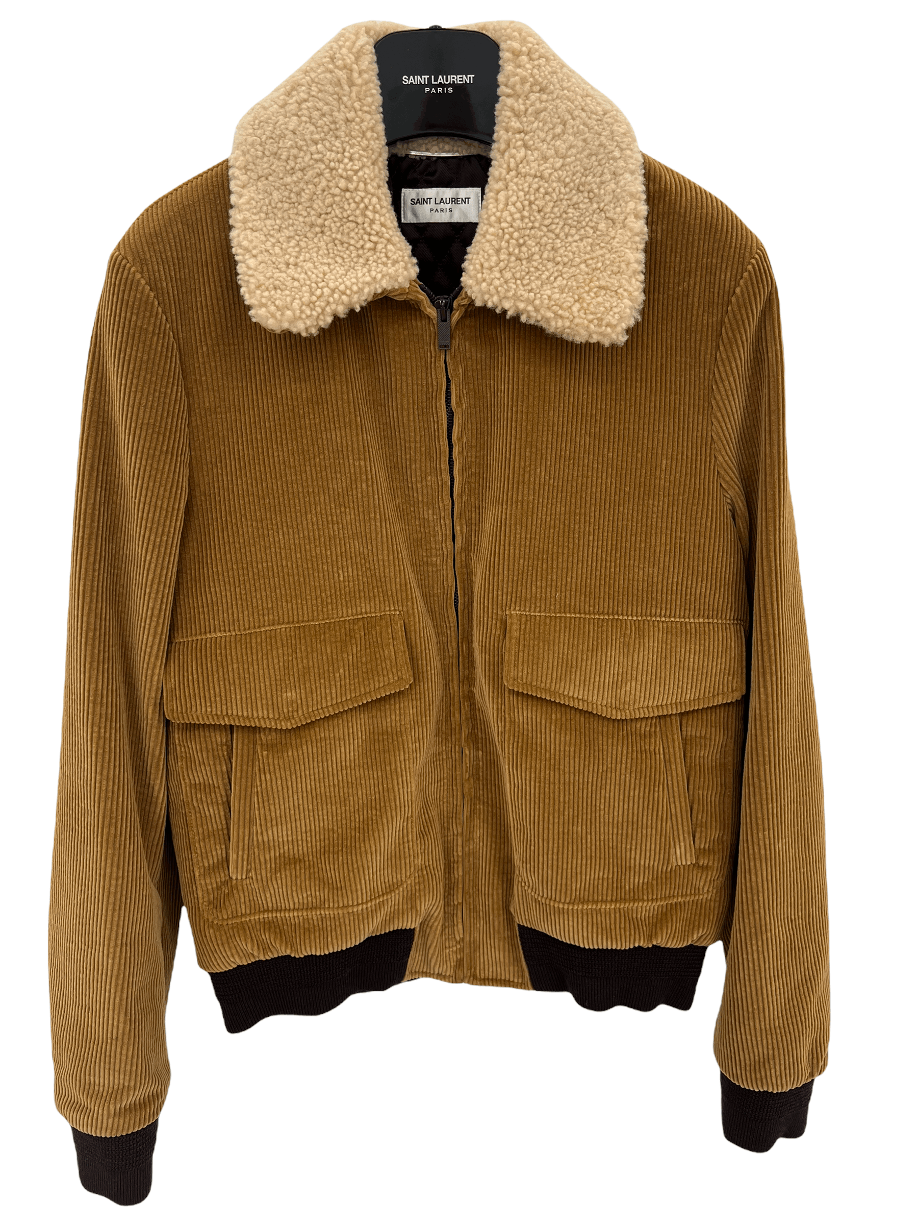 Aviator Shearling Corduroy Bomber