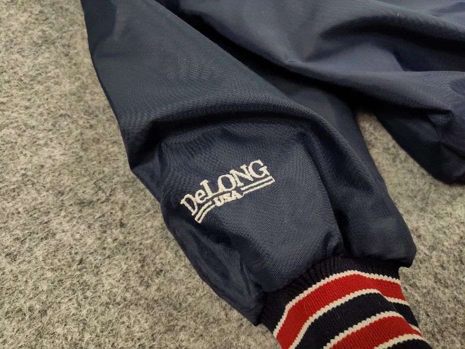 Delong Vintage 90s DeLong Nylon 1/4 zip Jacket USA Rancho Niguel Size US S / EU 44-46 / 1 - 4 Thumbnail