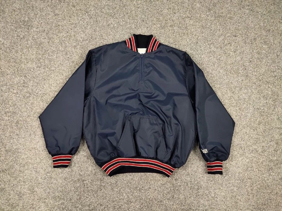 Delong Vintage 90s DeLong Nylon 1/4 zip Jacket USA Rancho Niguel Size US S / EU 44-46 / 1 - 5 Thumbnail
