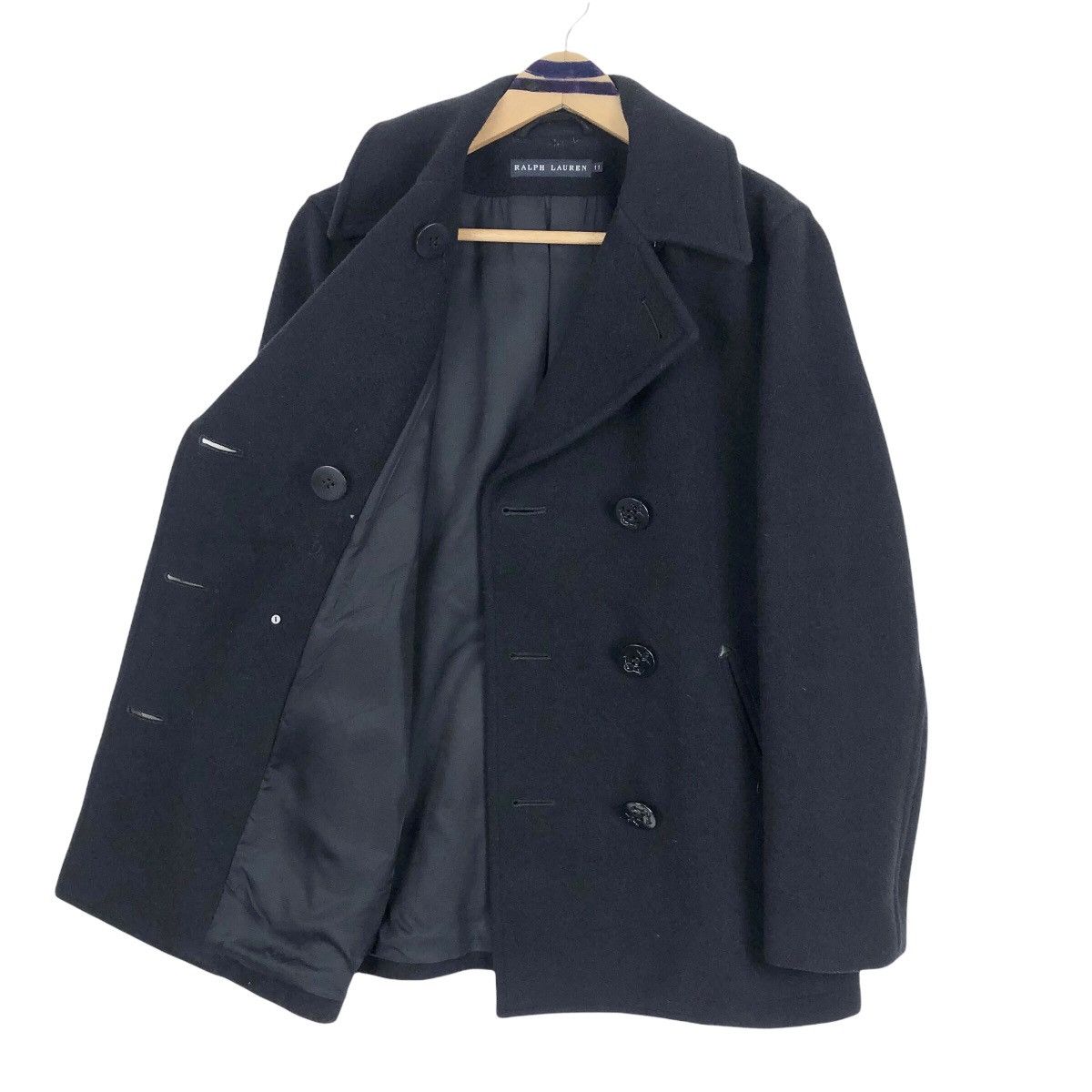 Ralph Lauren × Vintage Vintage Ralph Lauren Wool Peacoat Double Breasted Size US M / EU 48-50 / 2 - 7 Thumbnail
