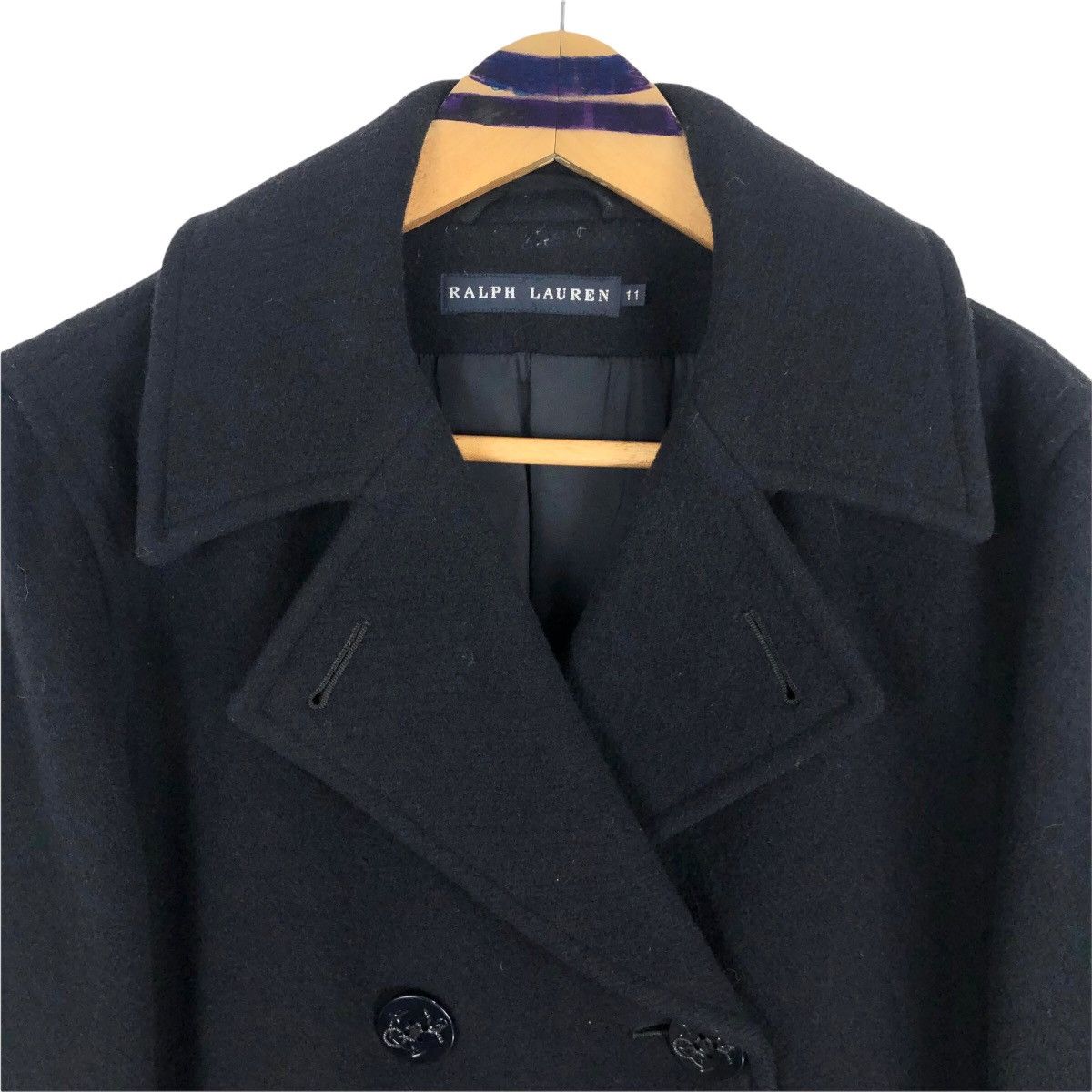 Ralph Lauren × Vintage Vintage Ralph Lauren Wool Peacoat Double Breasted Size US M / EU 48-50 / 2 - 4 Thumbnail
