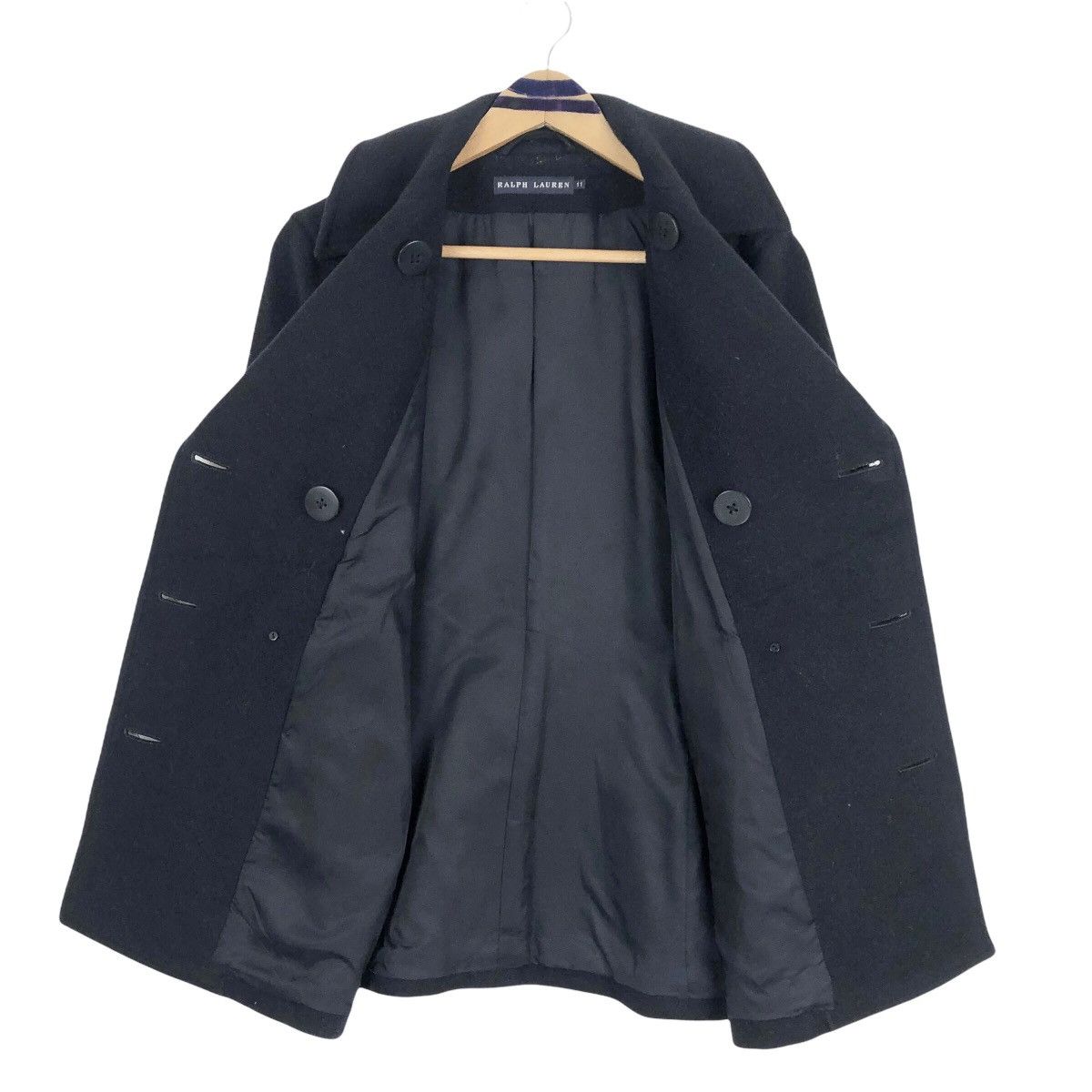 Ralph Lauren × Vintage Vintage Ralph Lauren Wool Peacoat Double Breasted Size US M / EU 48-50 / 2 - 8 Thumbnail