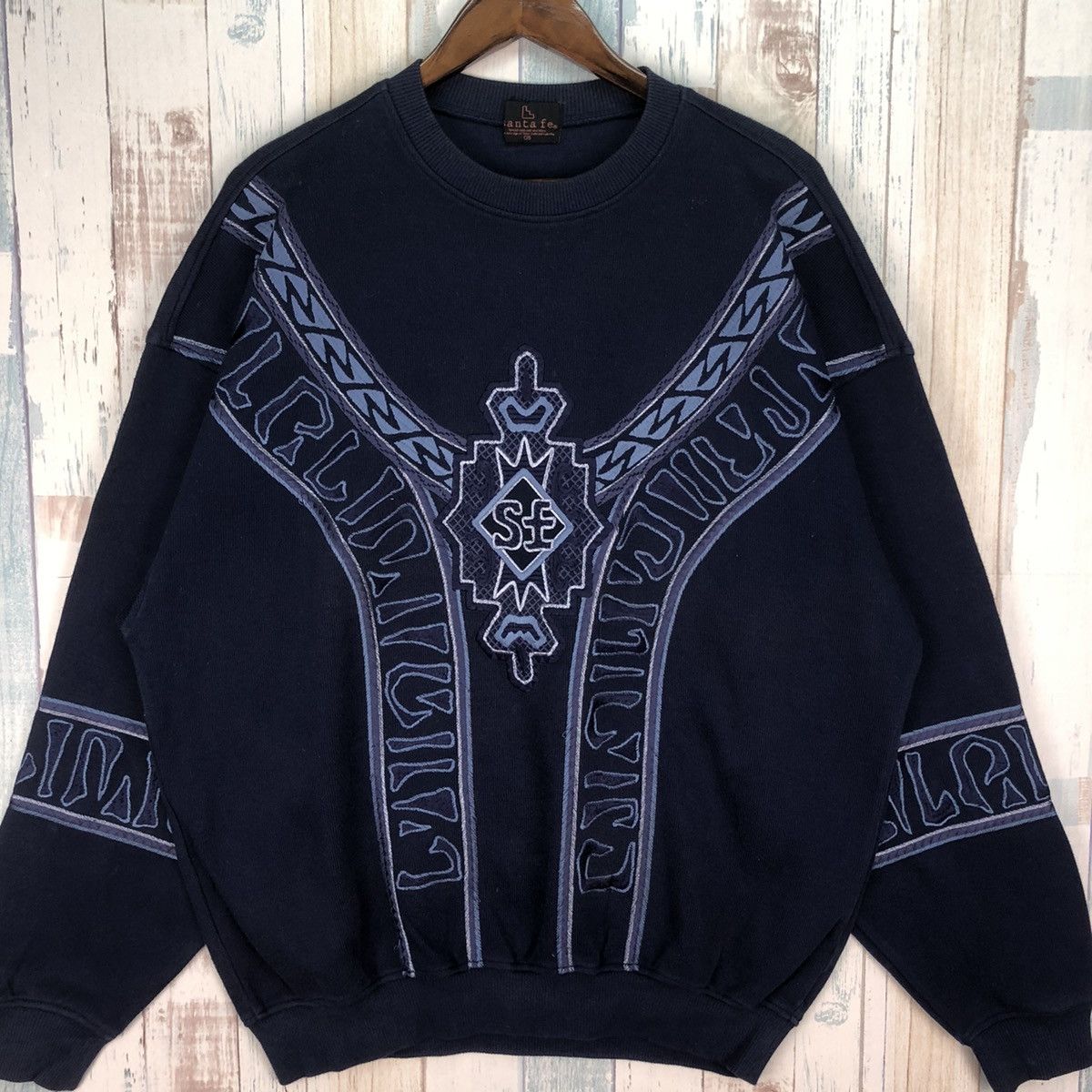 Japanese Brand Vintage Sante Fe Embroidery Sweatshirt Size US XXL / EU 58 / 5 - 4 Thumbnail