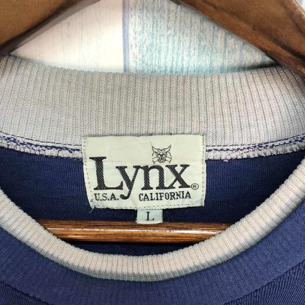 Vintage Vintage 90s Lynx California USA Big Logo Sweatshirts Size US L / EU 52-54 / 3 - 7 Thumbnail