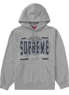 Supreme Rhinestone Hoodie | Grailed